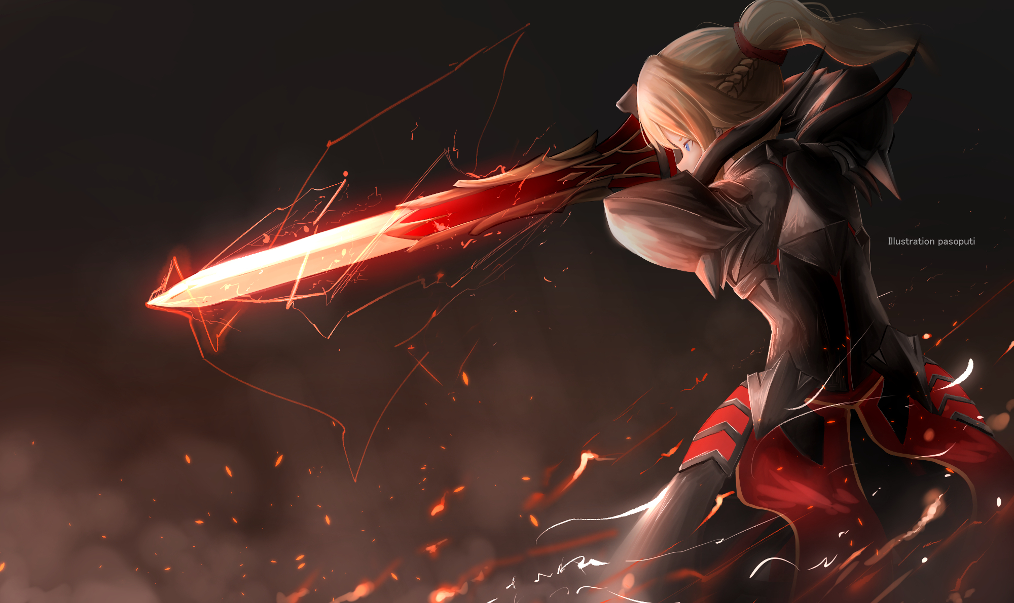 Fate Apocrypha Wallpaper Mordred , HD Wallpaper & Backgrounds