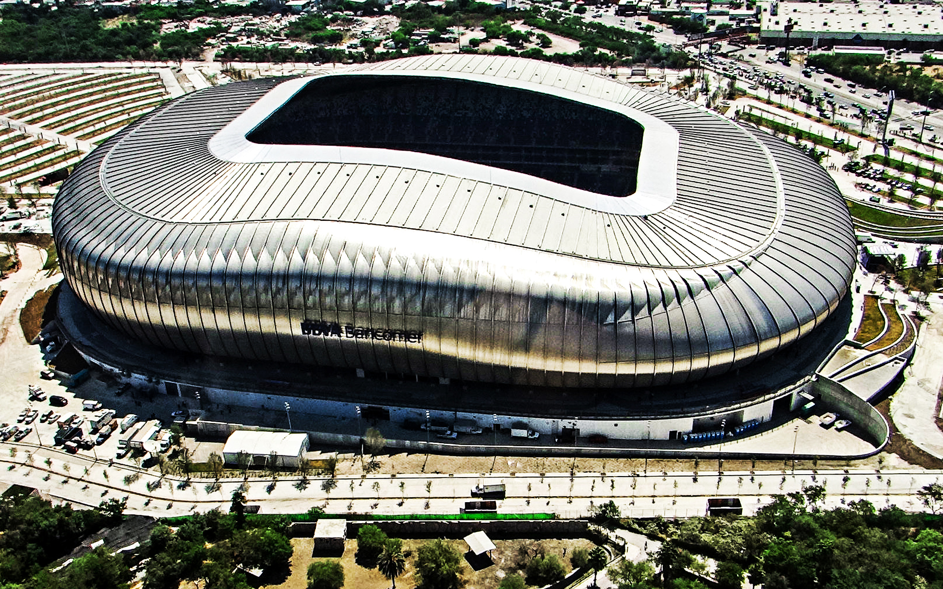 Estadio Bbva Bancomer Monterrey , HD Wallpaper & Backgrounds