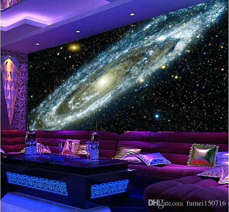 Galaxy Bedroom , HD Wallpaper & Backgrounds