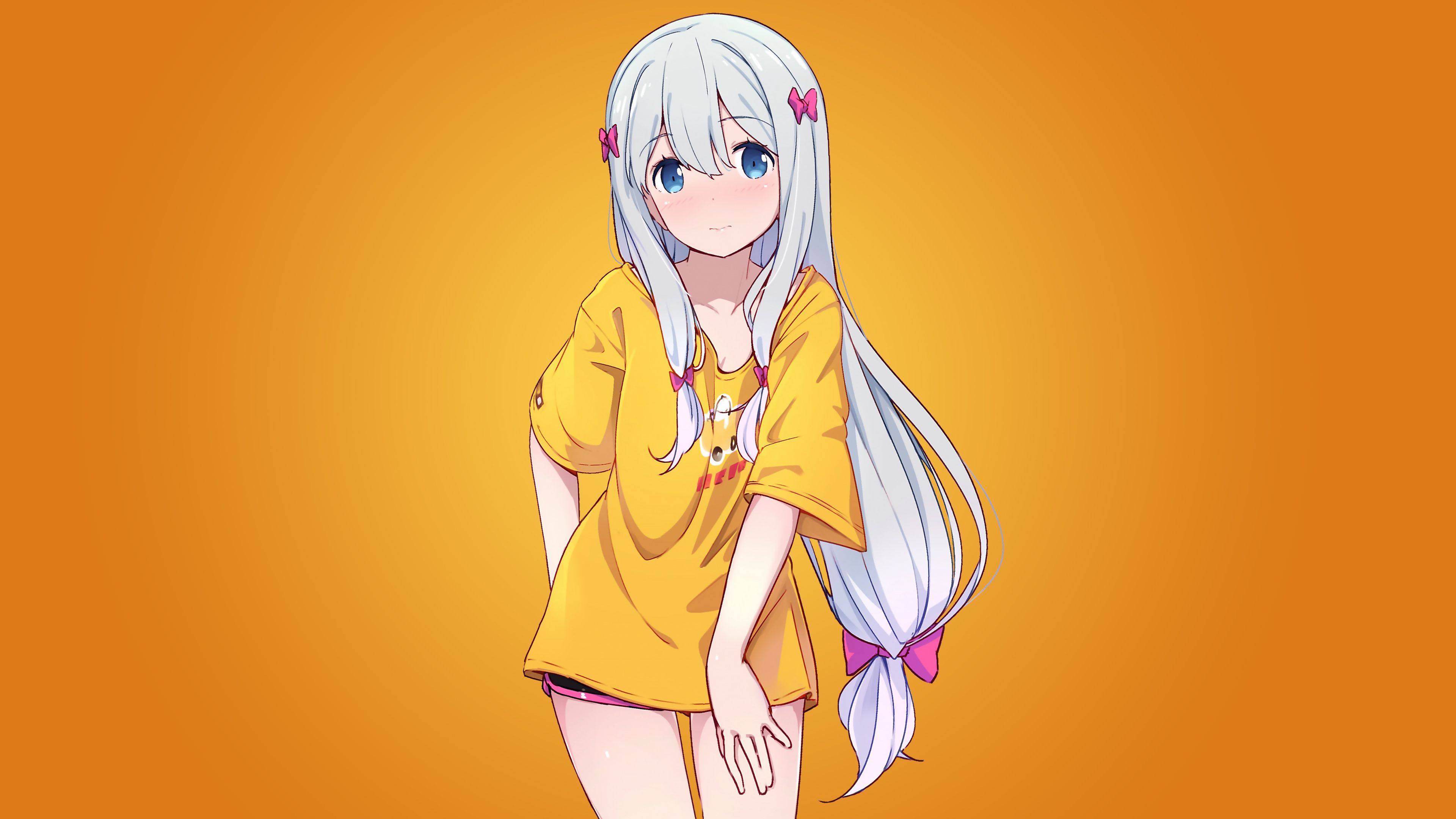 Beautiful Anime Girl 4k , HD Wallpaper & Backgrounds