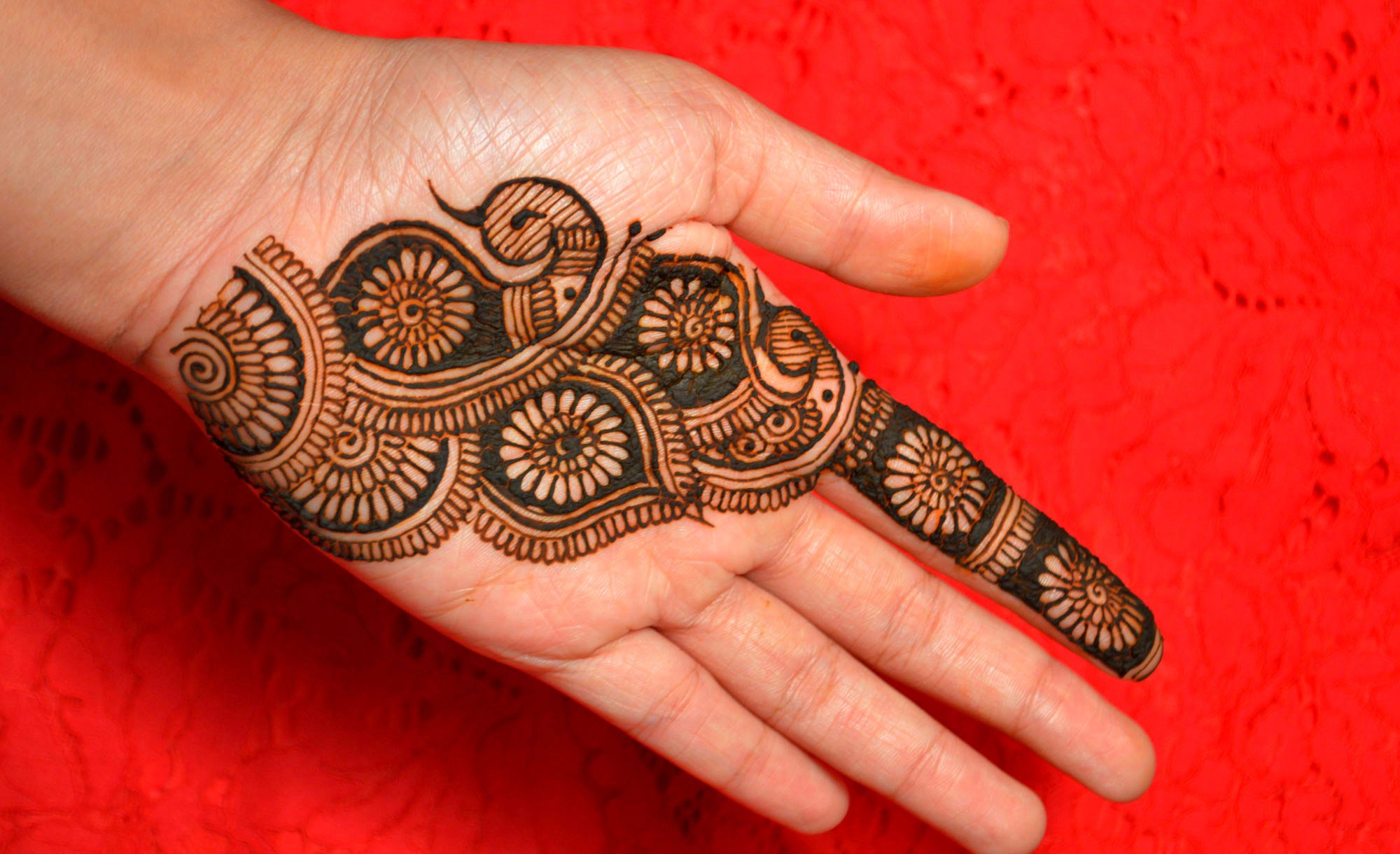 Simple Mehndi Design 2018 , HD Wallpaper & Backgrounds