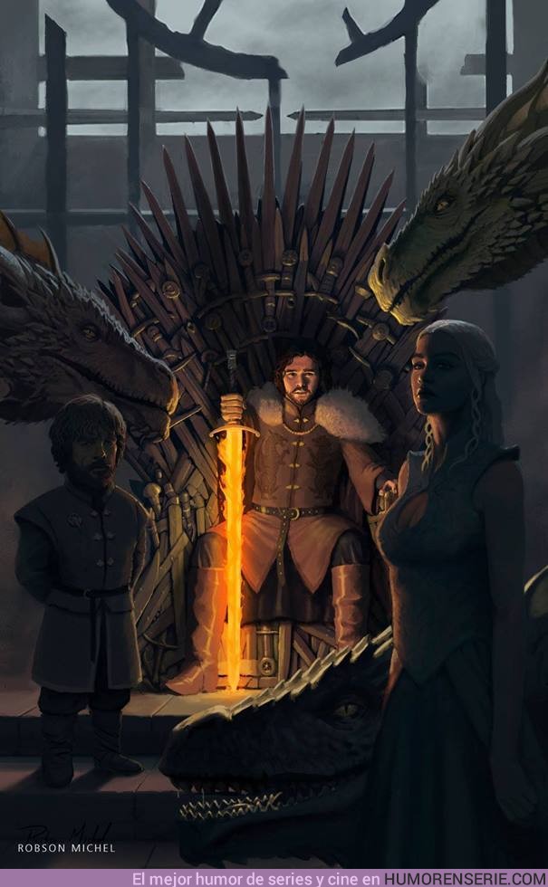 Jon Snow Sitting On The Iron Throne , HD Wallpaper & Backgrounds