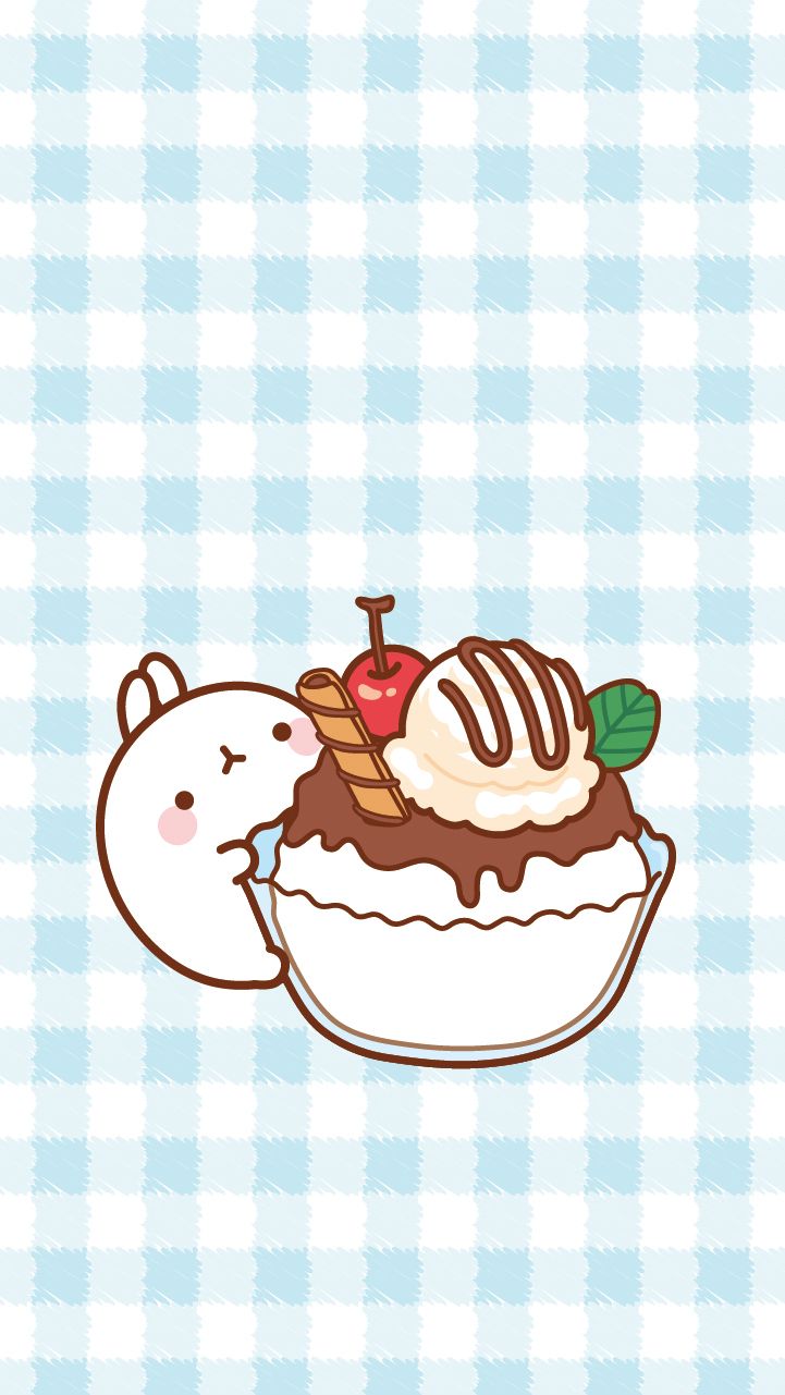 Molang And Ice Cream , HD Wallpaper & Backgrounds