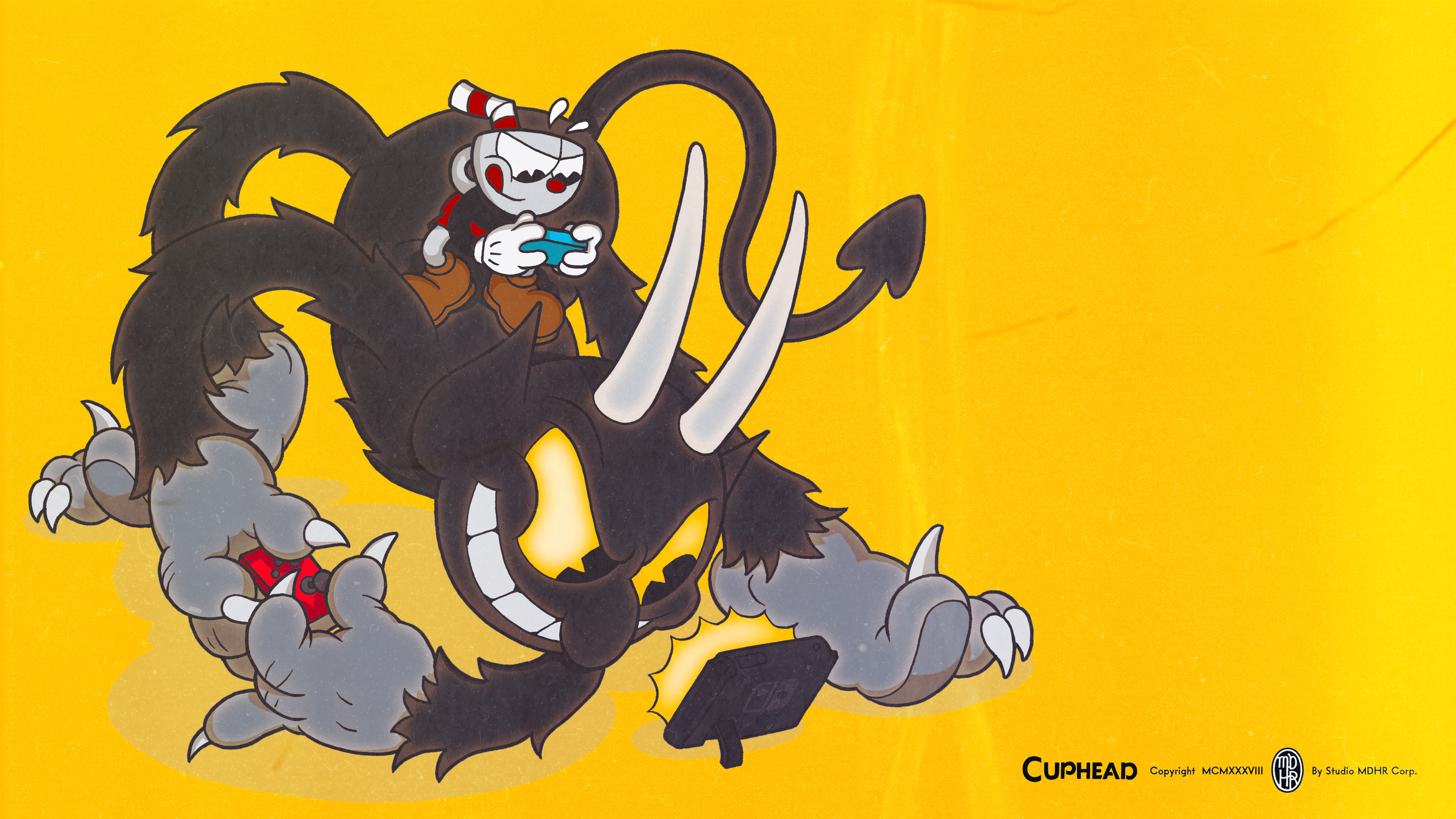 Cuphead And Devil Switch , HD Wallpaper & Backgrounds