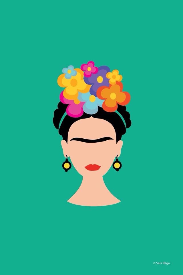 Illustration Frida Kahlo Cartoon , HD Wallpaper & Backgrounds