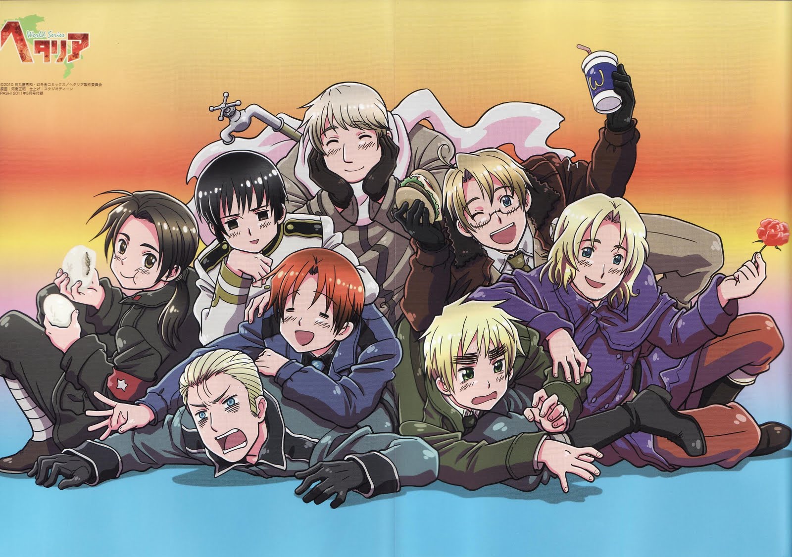 Hetalia Allies And Axis , HD Wallpaper & Backgrounds