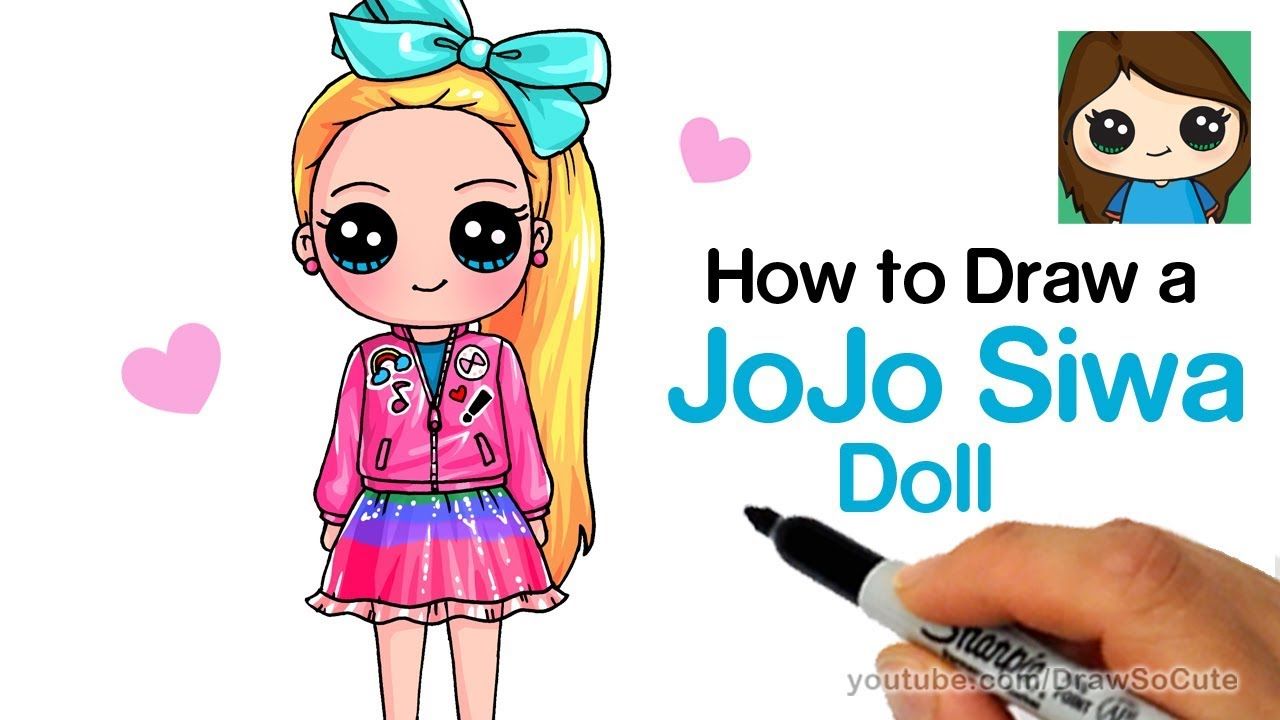 Draw So Cute Jojo Siwa , HD Wallpaper & Backgrounds