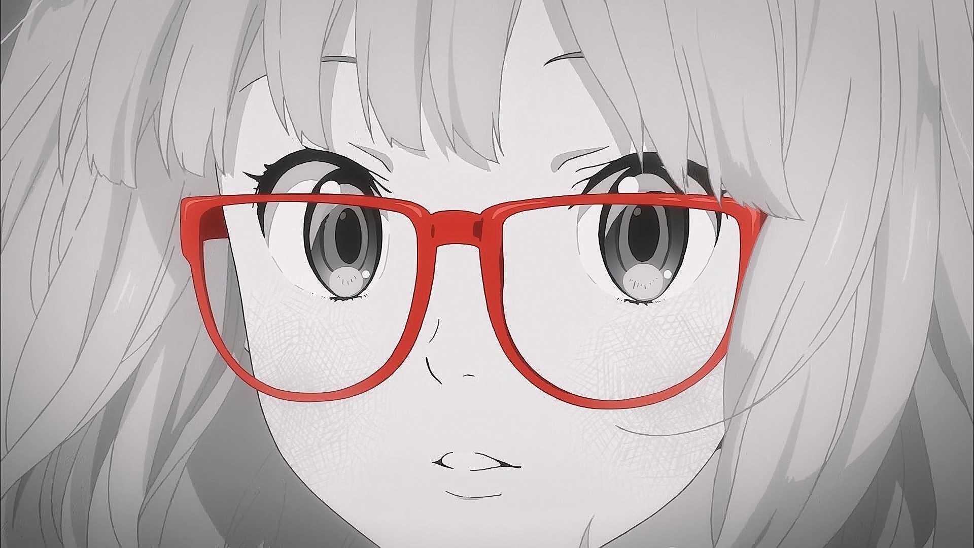 Anime Girl With Glasses Gif , HD Wallpaper & Backgrounds