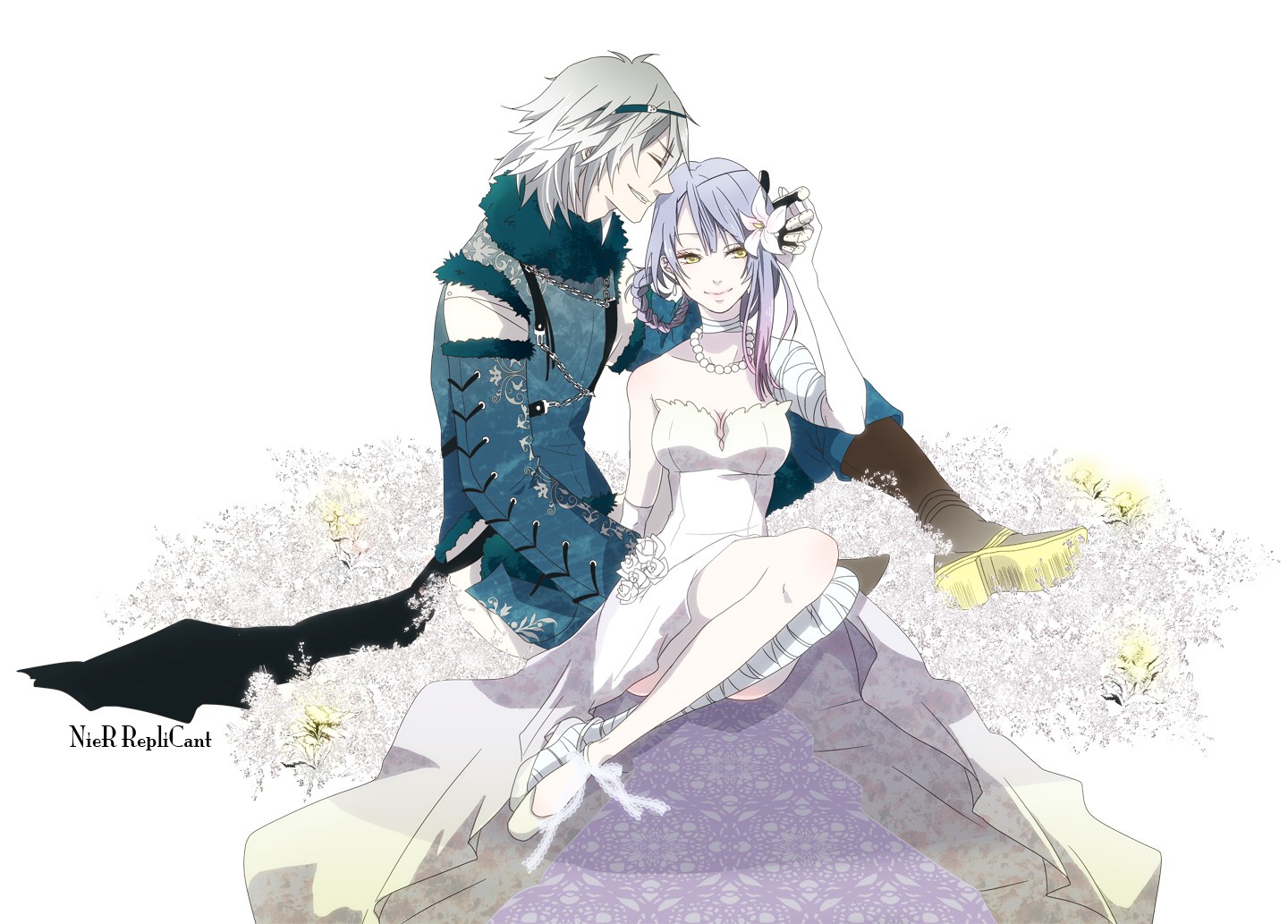 Nier Replicant Nier And Kaine Hd Wallpaper Backgrounds Download Nier Replicant Nier And Kaine Hd Wallpaper Backgrounds Download