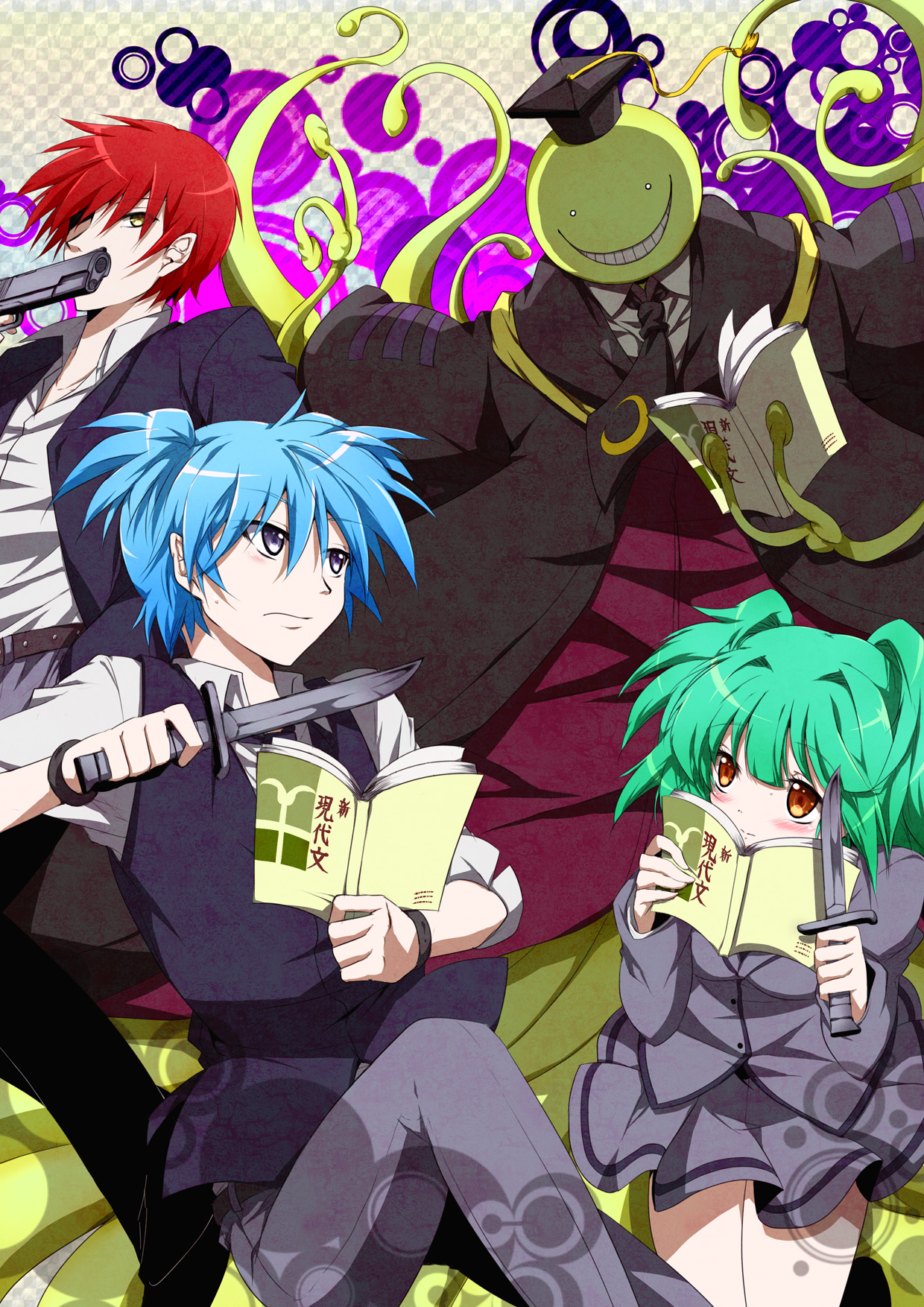 Nagisa And Karma Assassination Classroom Posters , HD Wallpaper & Backgrounds