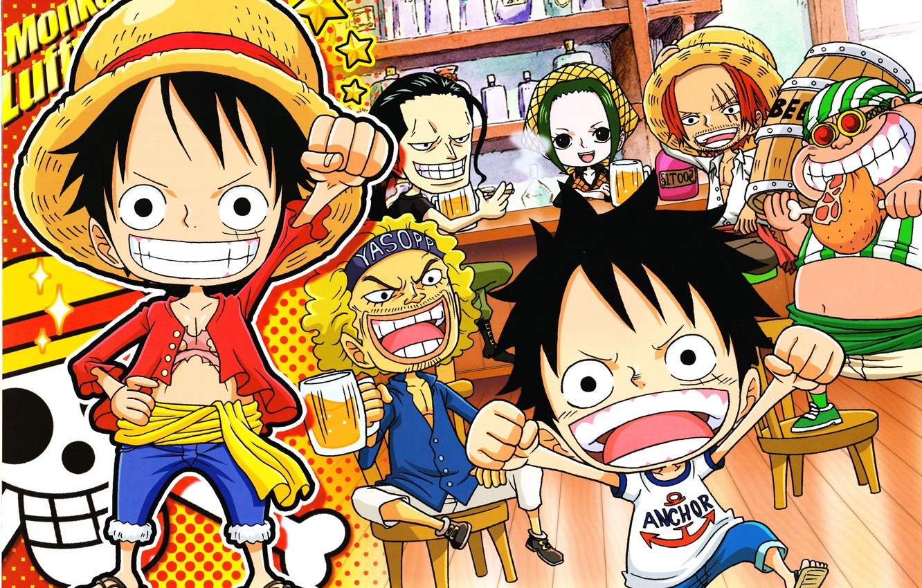 One Piece Desktop Background Cute , HD Wallpaper & Backgrounds