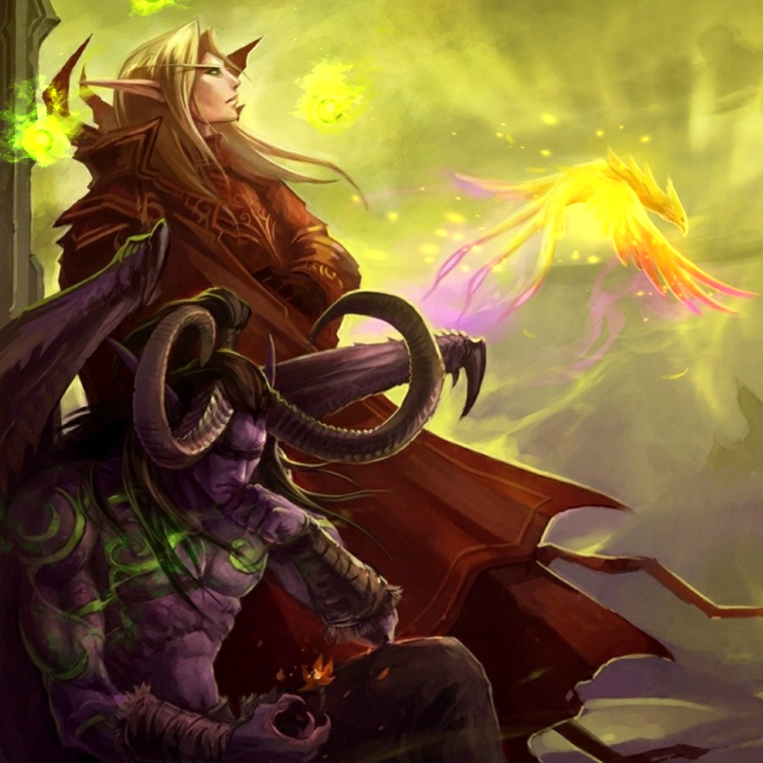 Illidan And Kael Thas , HD Wallpaper & Backgrounds