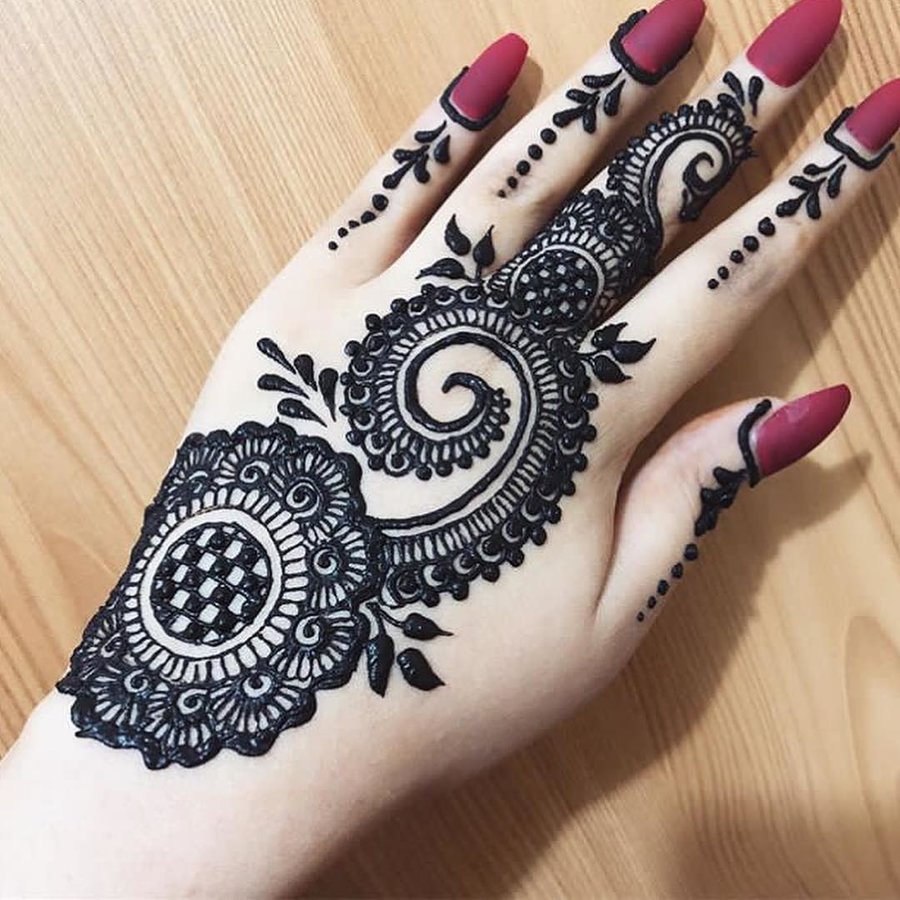 Mehndi Designs For Front Hand , HD Wallpaper & Backgrounds