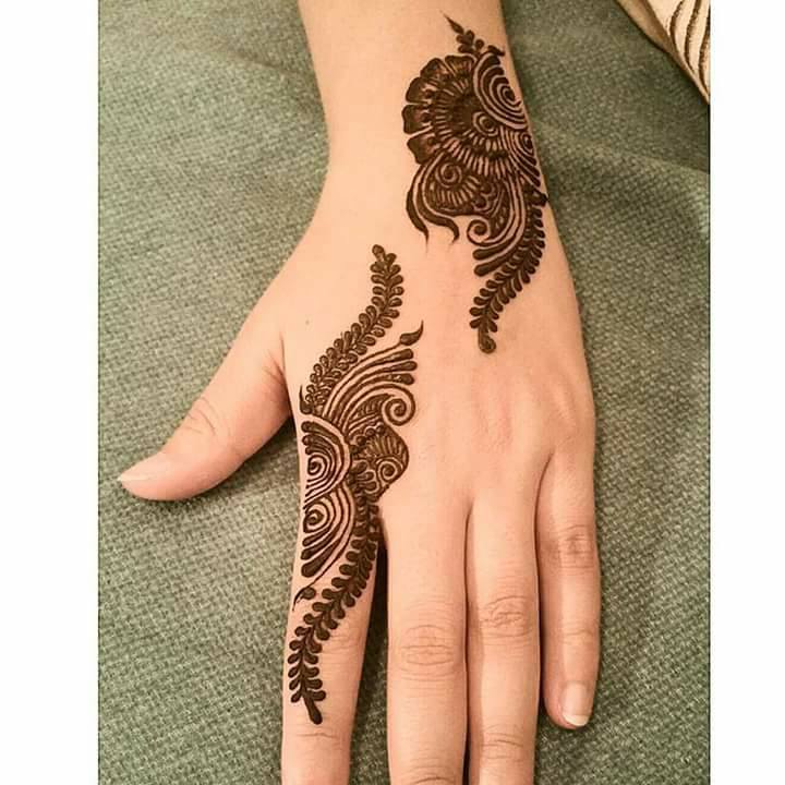 Arabic Back Side Mehndi Design 2331099 Hd Wallpaper