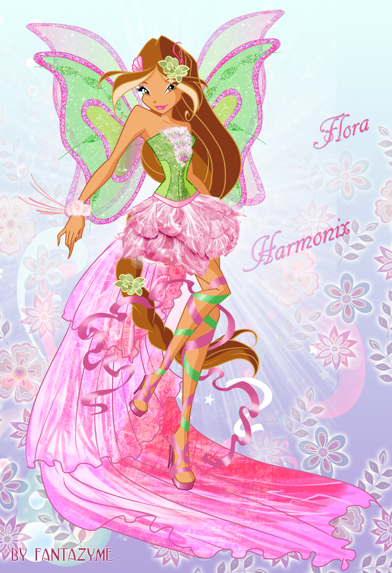 Winx Club Flora Harmonix , HD Wallpaper & Backgrounds