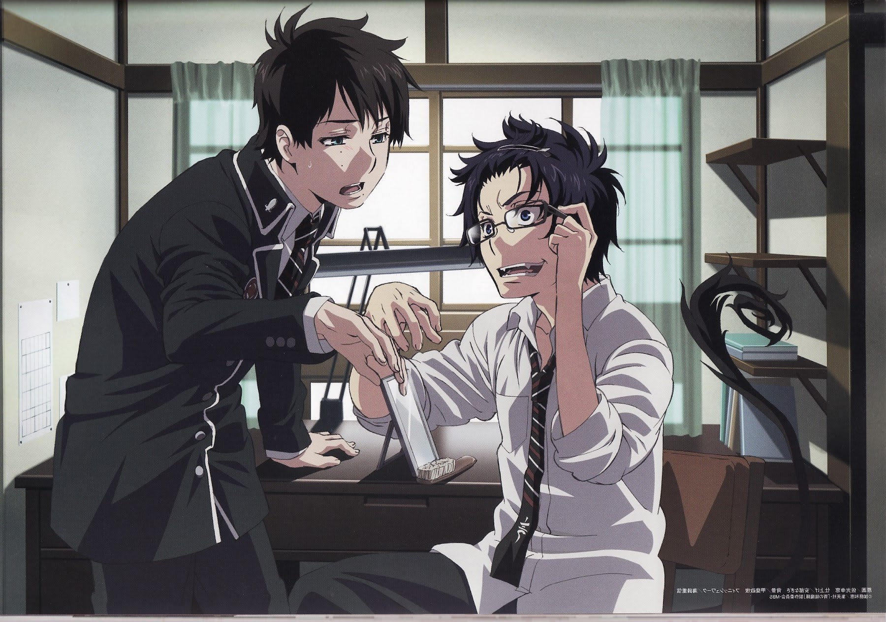 Rin And Yukio Demon , HD Wallpaper & Backgrounds