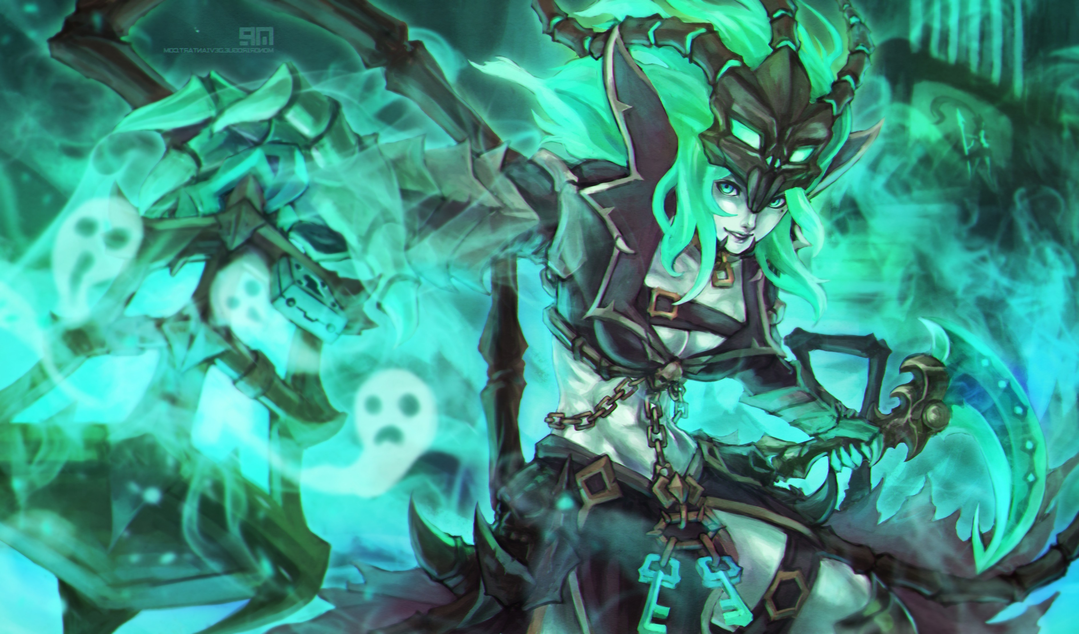 Lol Thresh Anime , HD Wallpaper & Backgrounds