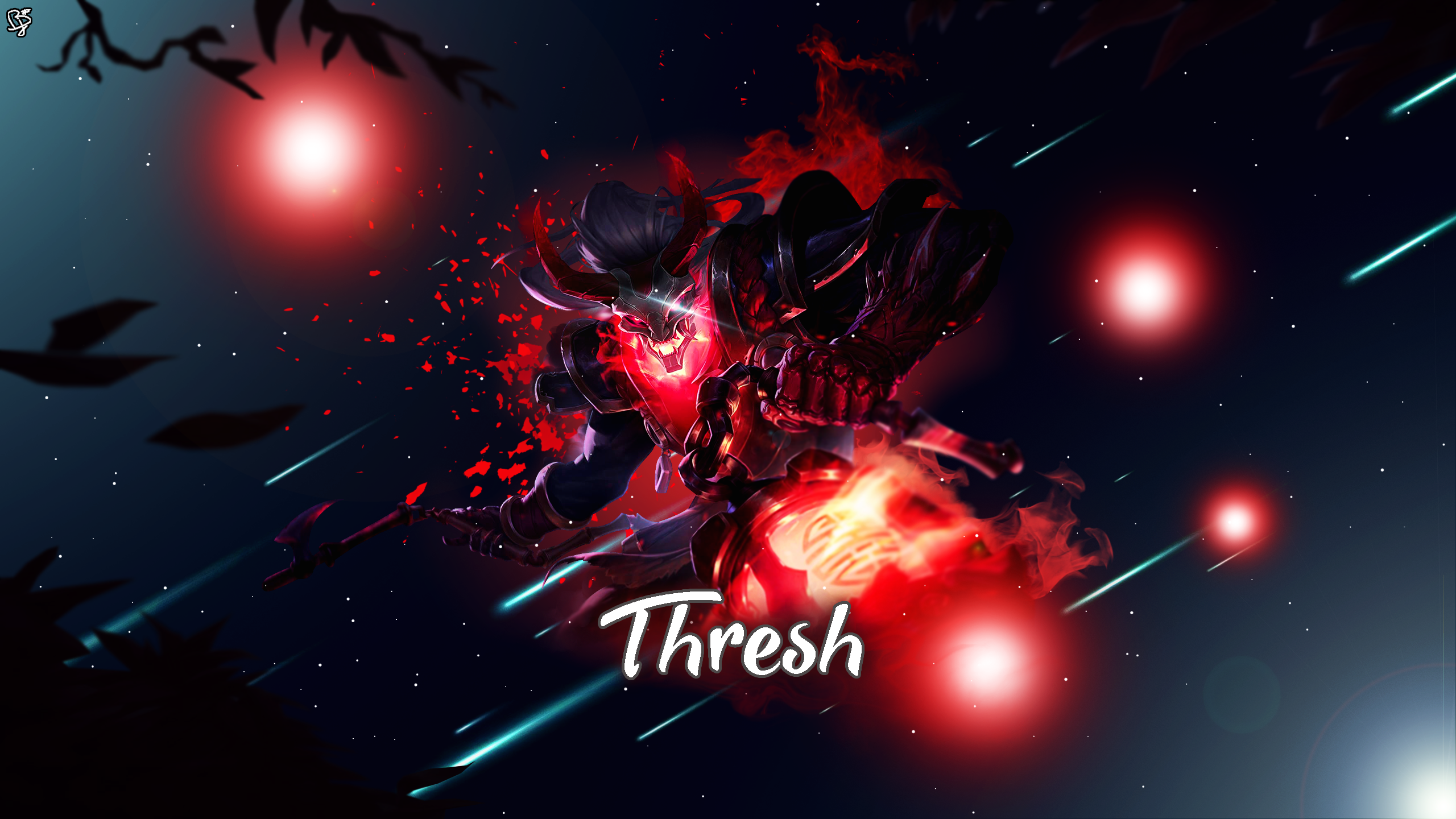 Thresh Blood Moon Fanart , HD Wallpaper & Backgrounds