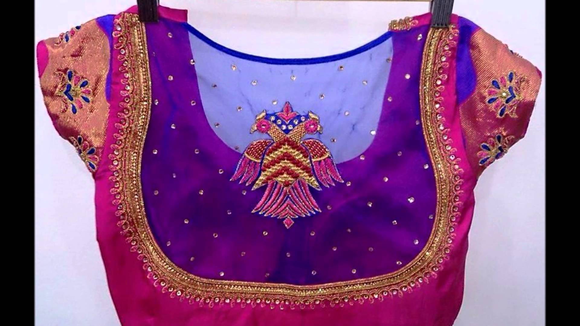 Blouse Back Neck Designs With Net , HD Wallpaper & Backgrounds