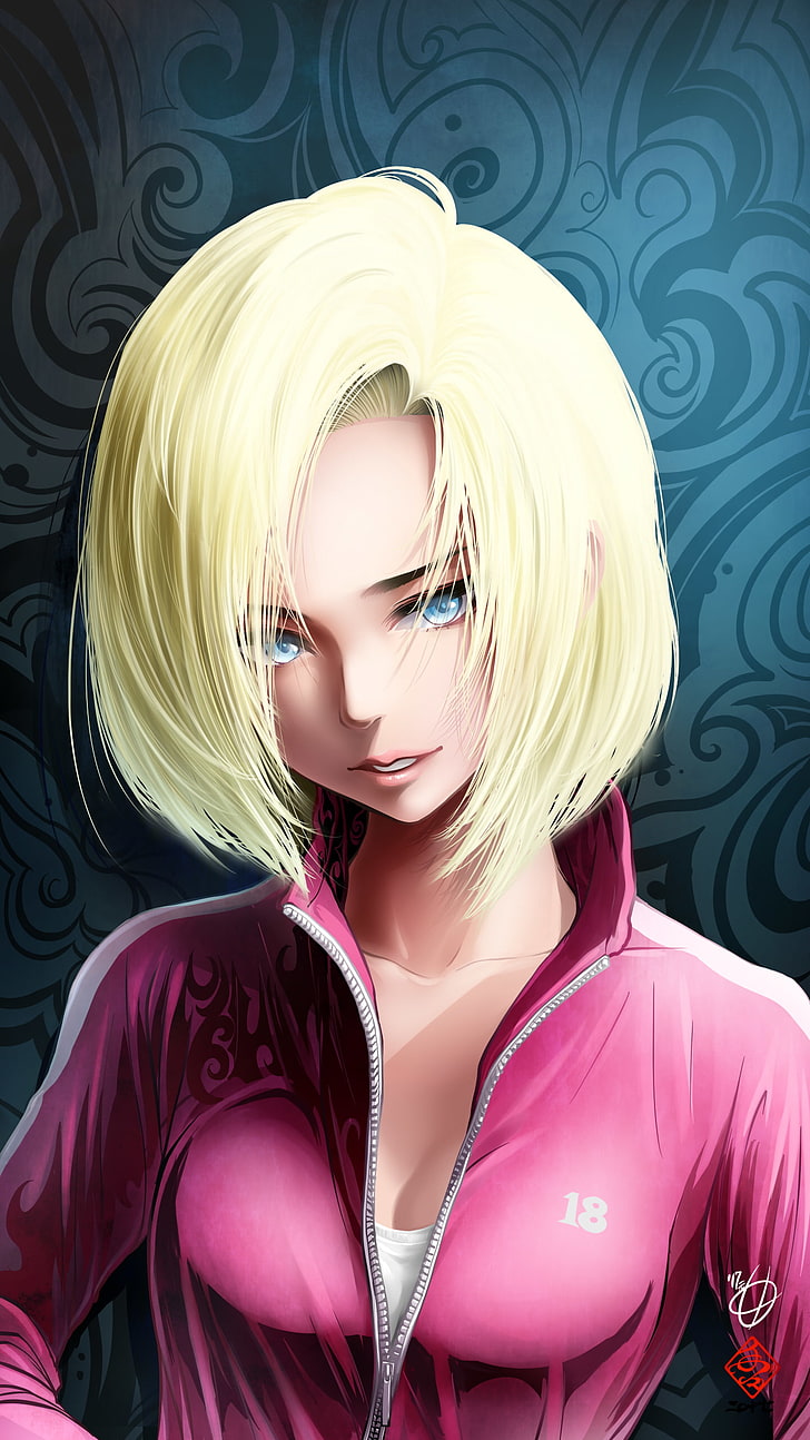 Android 18 Fan Art , HD Wallpaper & Backgrounds