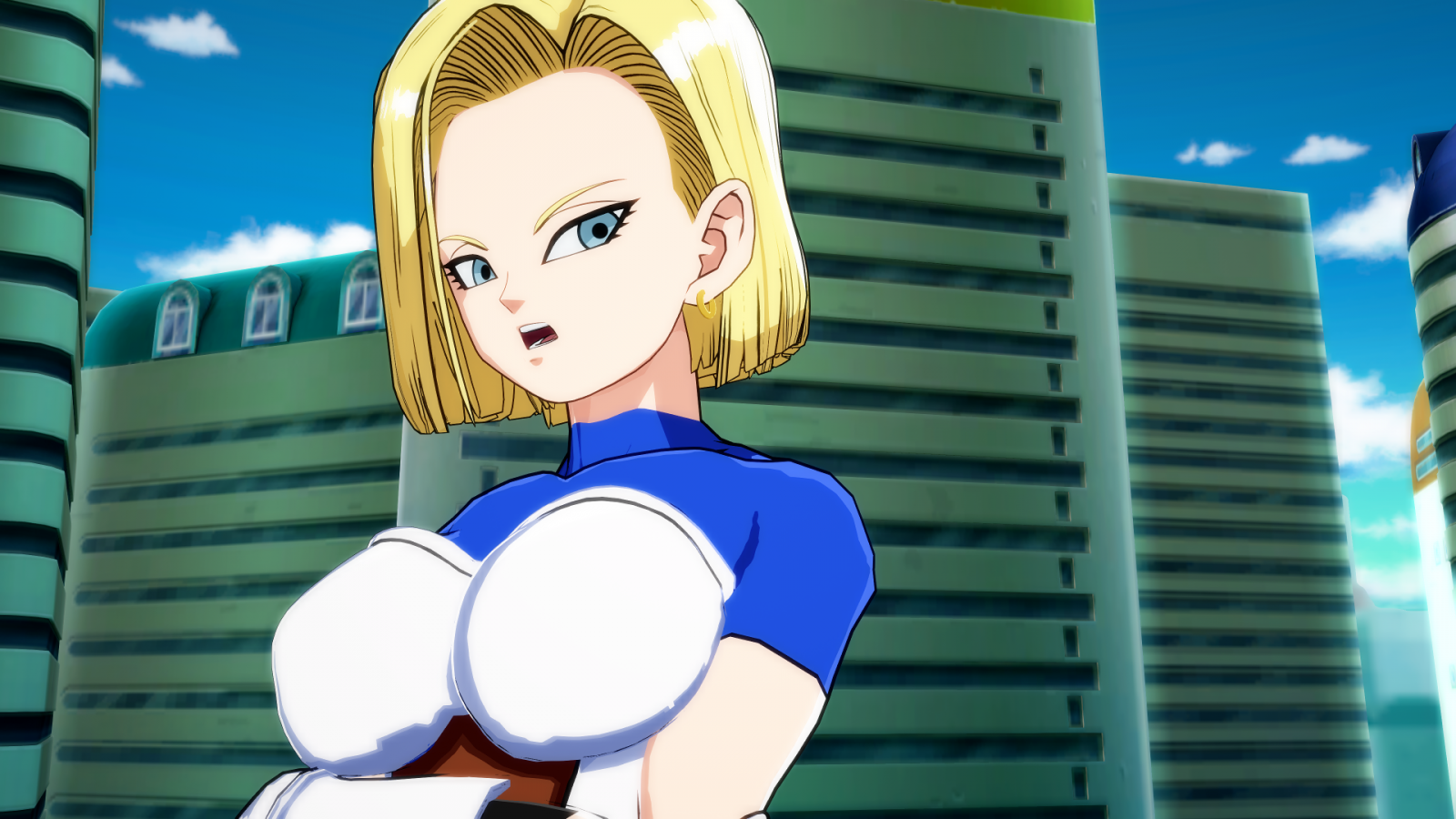 Android 18 Fighterz Costume , HD Wallpaper & Backgrounds