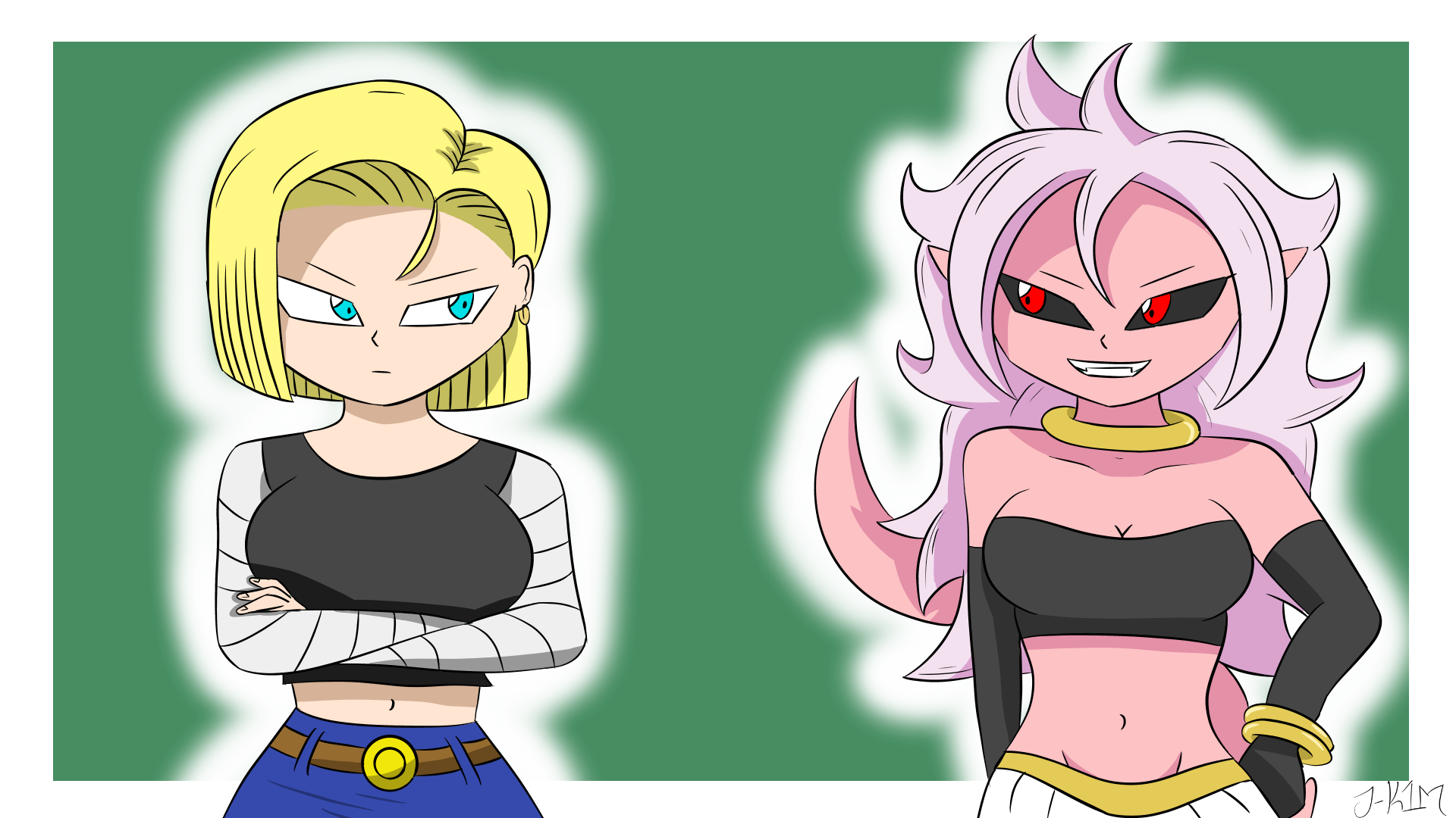 Android 18 X Android 21 , HD Wallpaper & Backgrounds