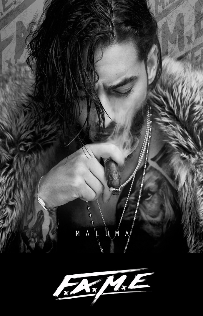 Maluma Fame Poster , HD Wallpaper & Backgrounds