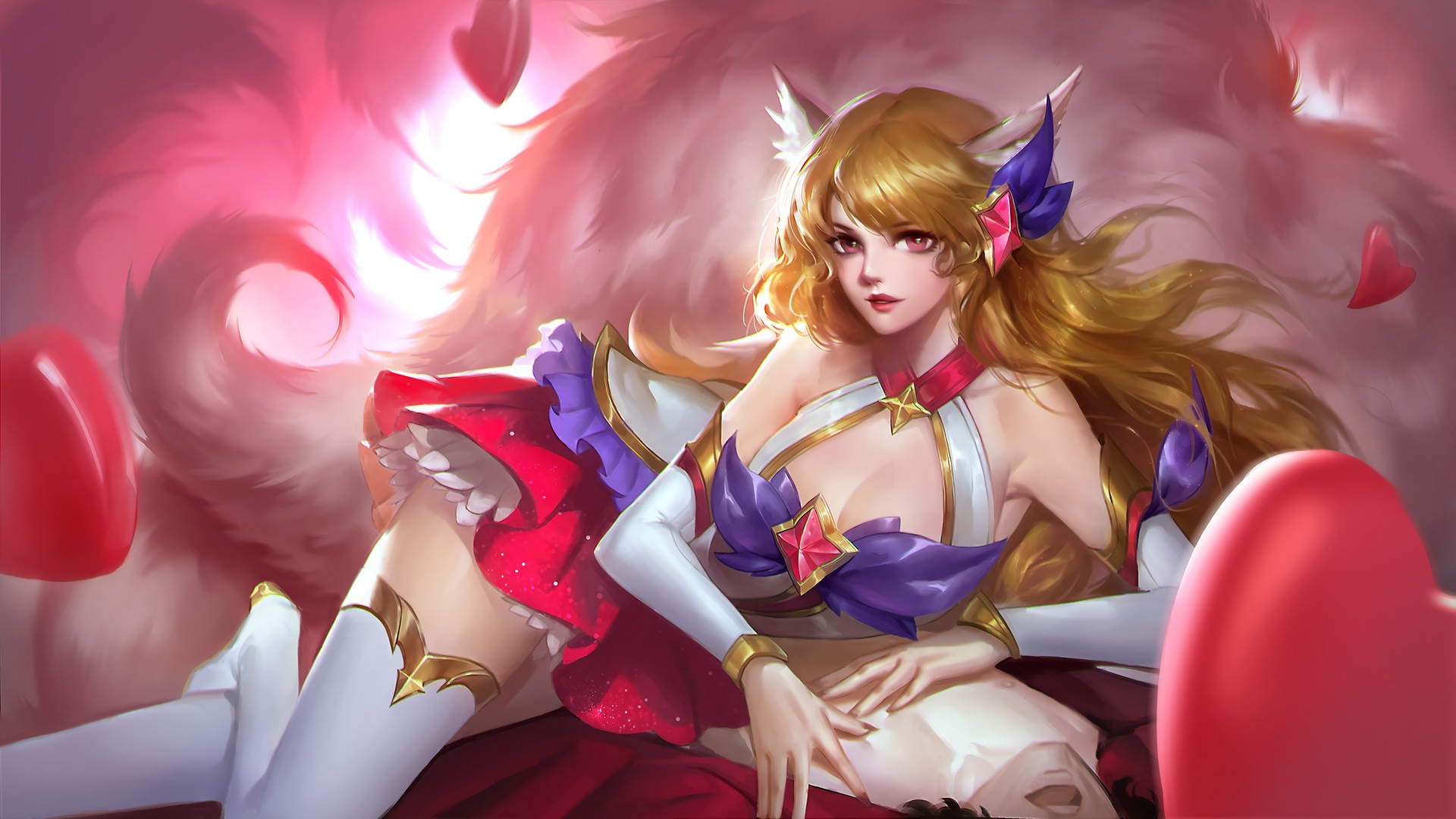 League Of Legends Star Guardian Ahri , HD Wallpaper & Backgrounds