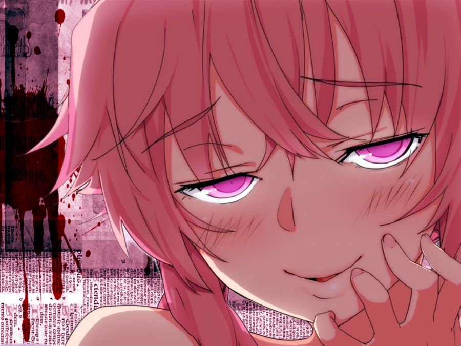 Yuno Gasai Face , HD Wallpaper & Backgrounds