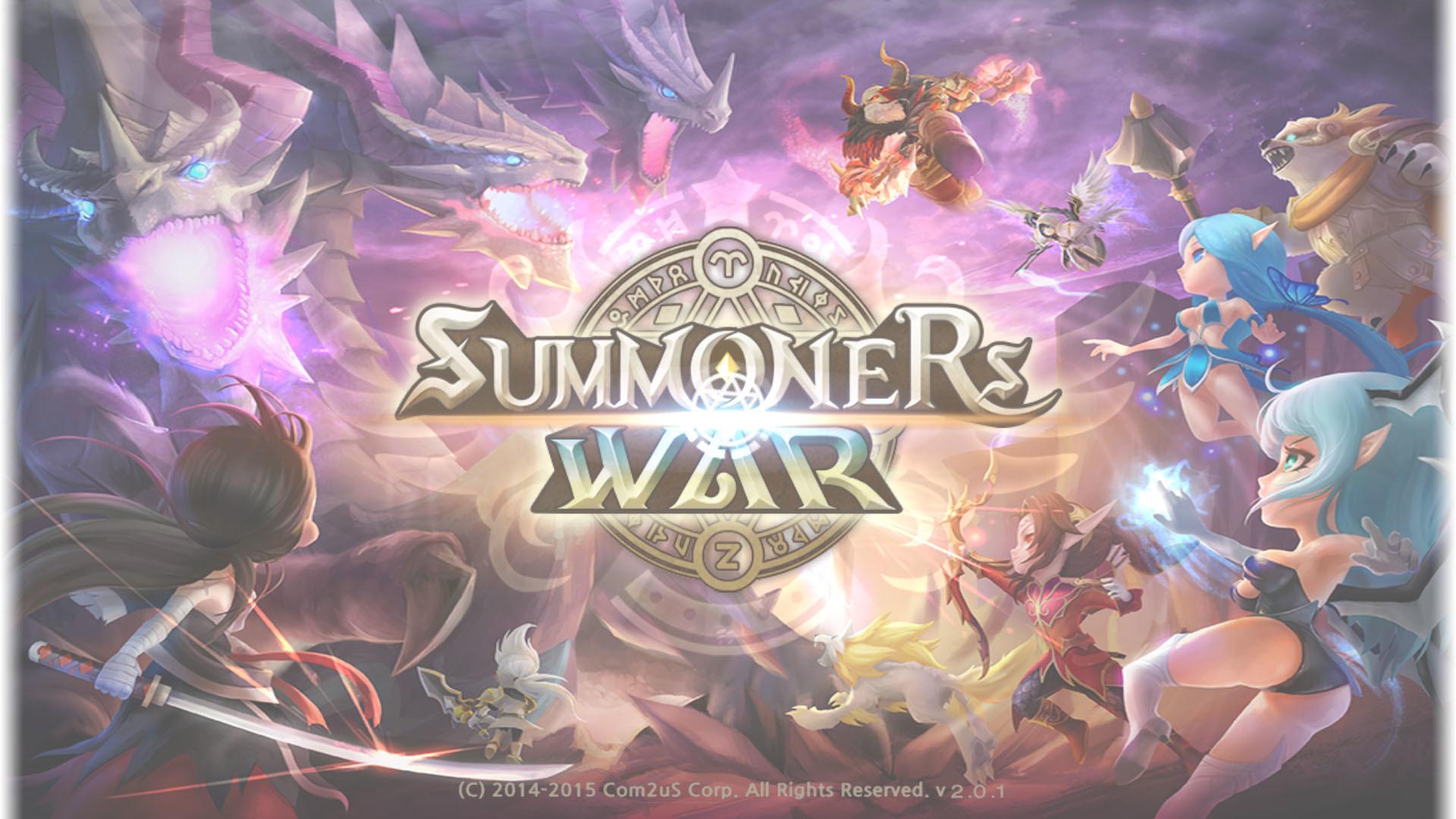 Summoners War Start Screen , HD Wallpaper & Backgrounds