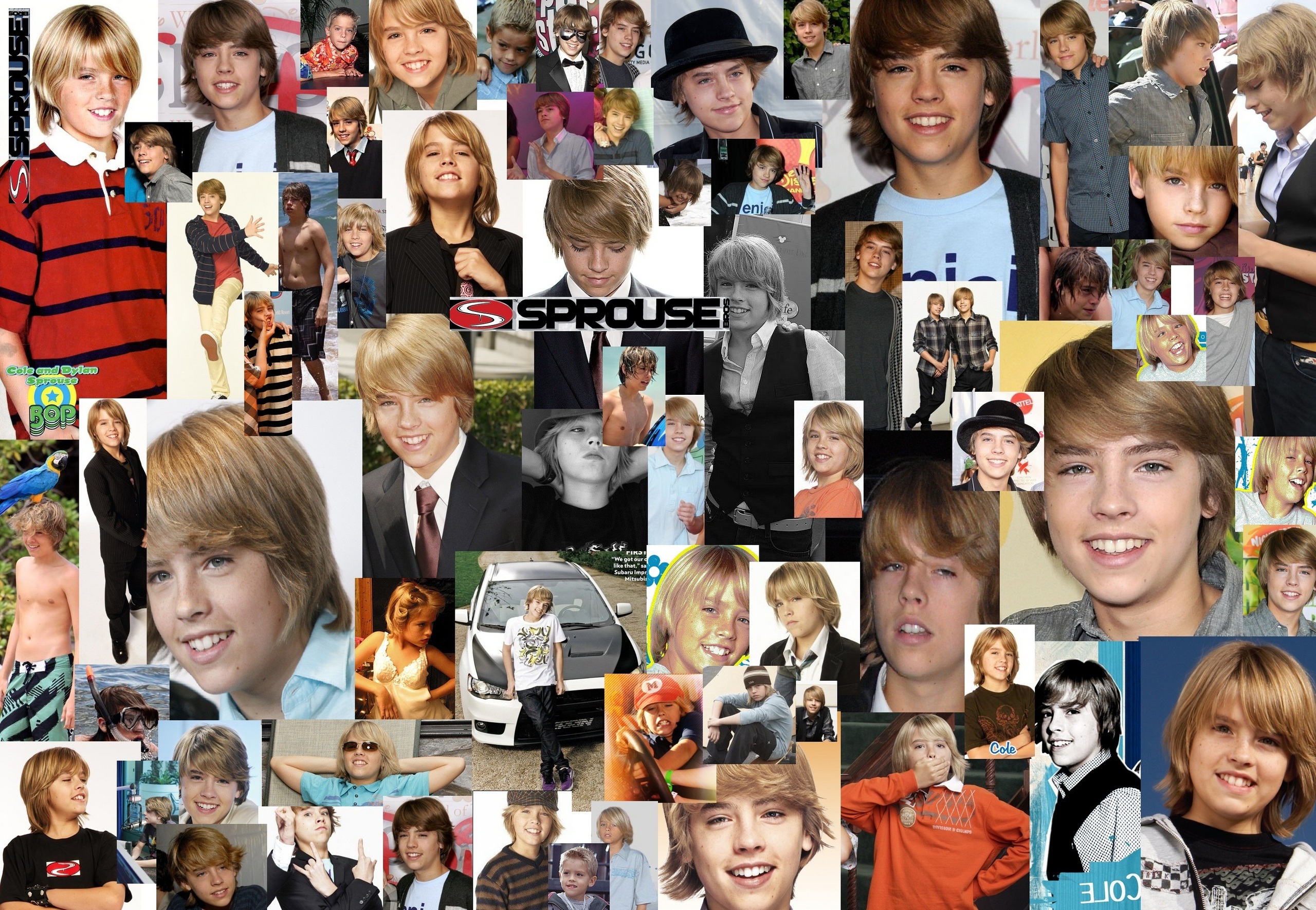 Iphone Pantalla Collage De Cole Sprouse , HD Wallpaper & Backgrounds