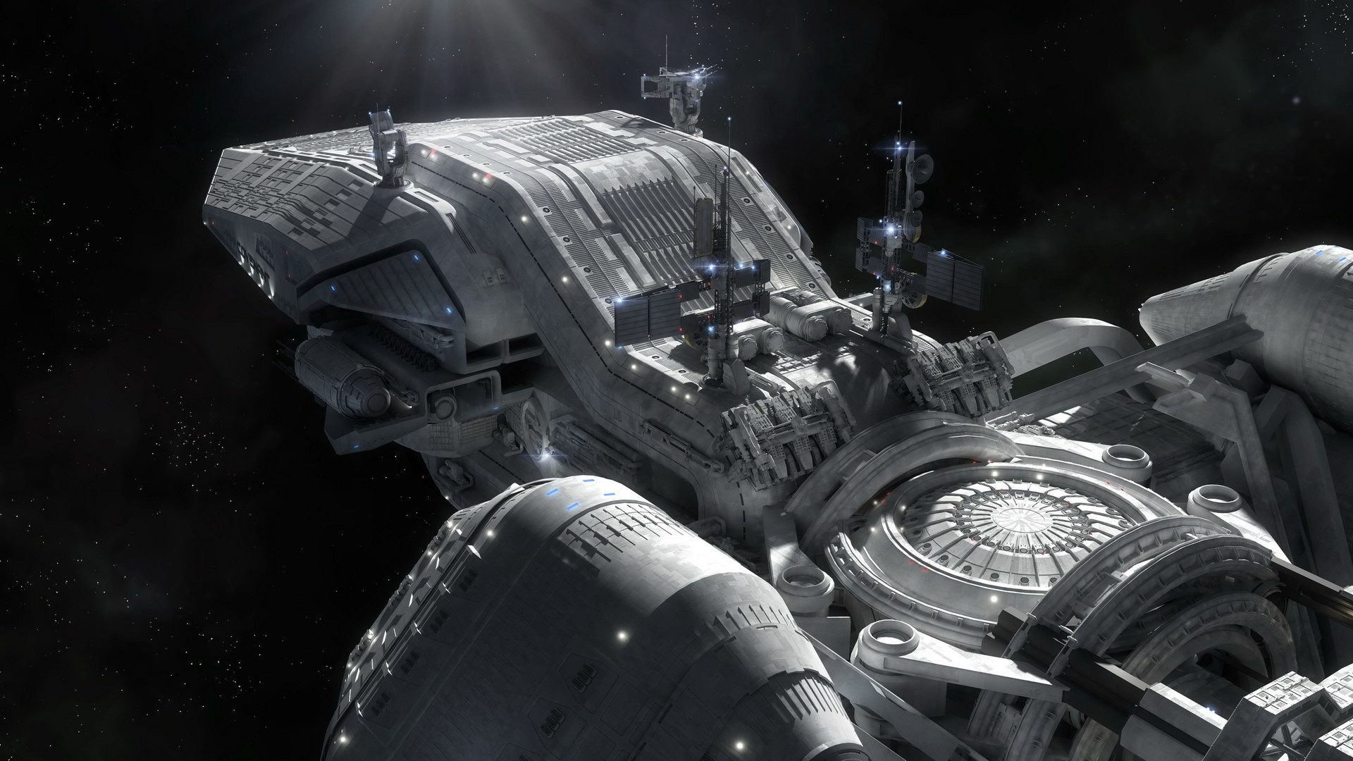 Alien Covenant Spaceship Design , HD Wallpaper & Backgrounds