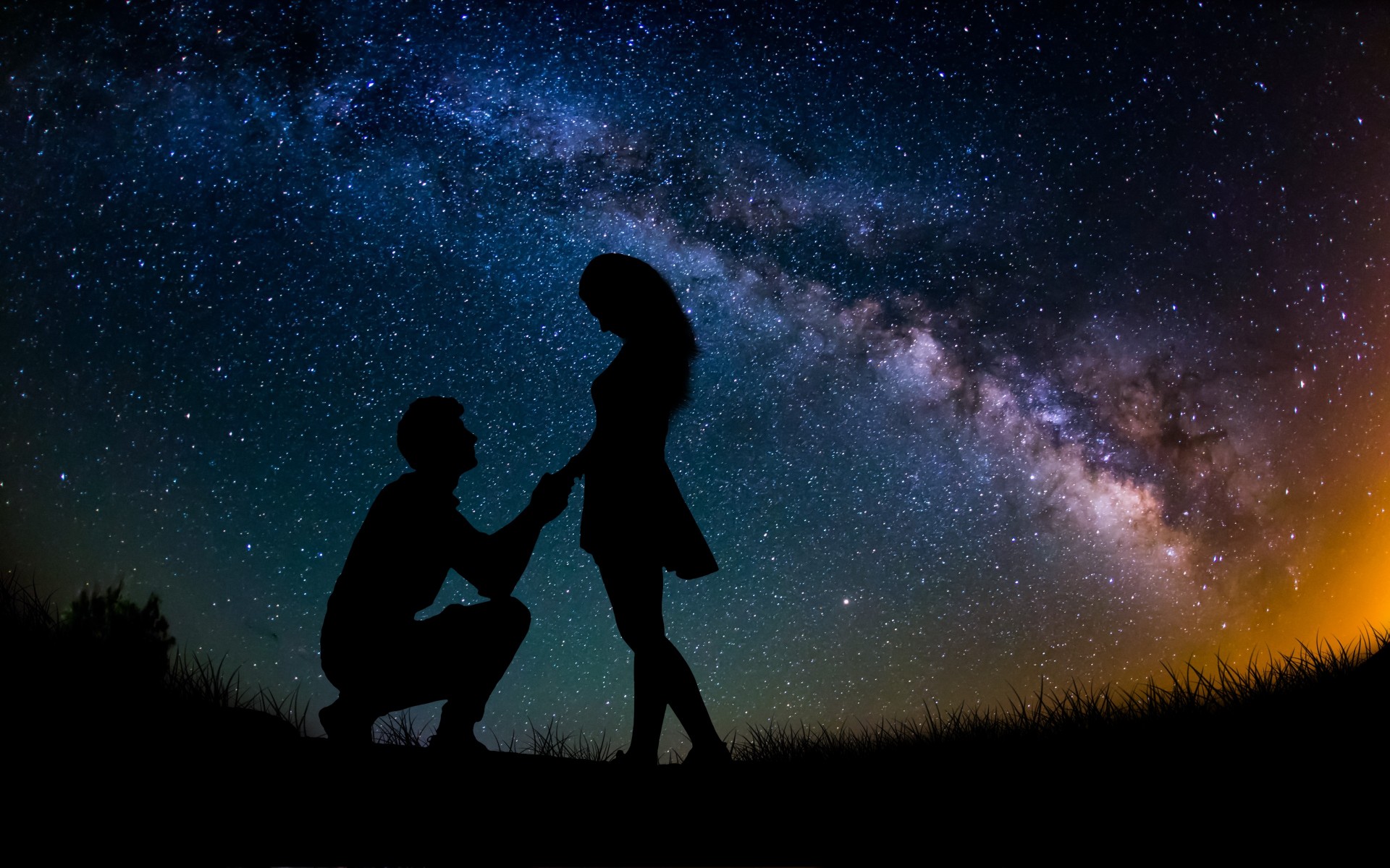 Love Proposal 4k Wallpapers - Beautiful Good Night Romantic , HD Wallpaper & Backgrounds