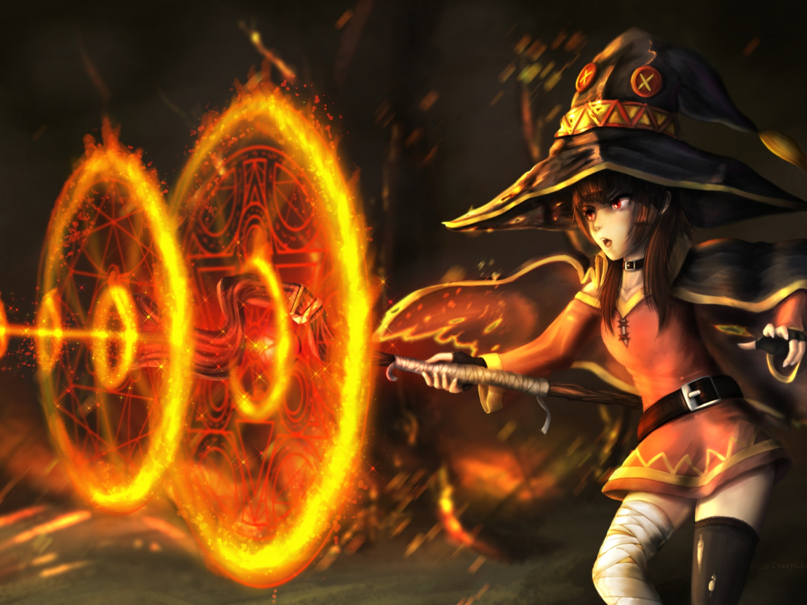 Megumin Explosion , HD Wallpaper & Backgrounds