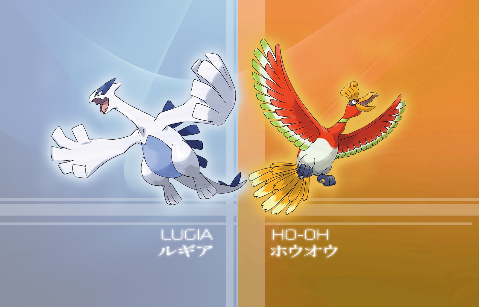 Pokemon Lugia And Ho Ho , HD Wallpaper & Backgrounds