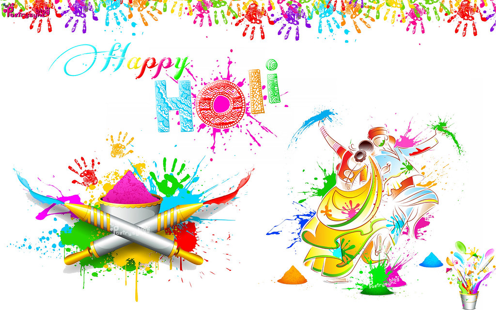 Happy Holi To You And Your Family , HD Wallpaper & Backgrounds