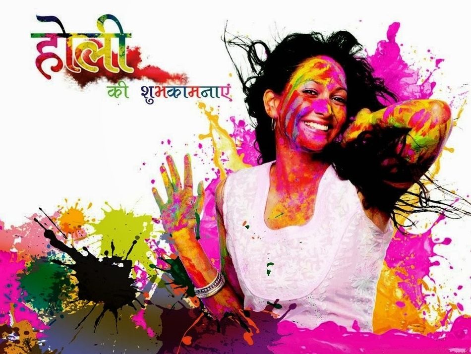 Happy Holi Wishes Hd , HD Wallpaper & Backgrounds