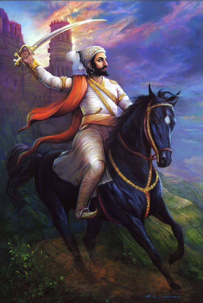 Download Shivaji Maharaj On Horse On Itl.cat