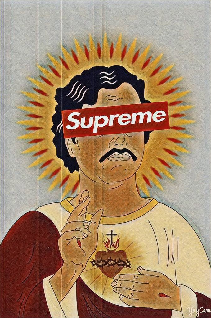 Saint Pablo Escobar Poster , HD Wallpaper & Backgrounds