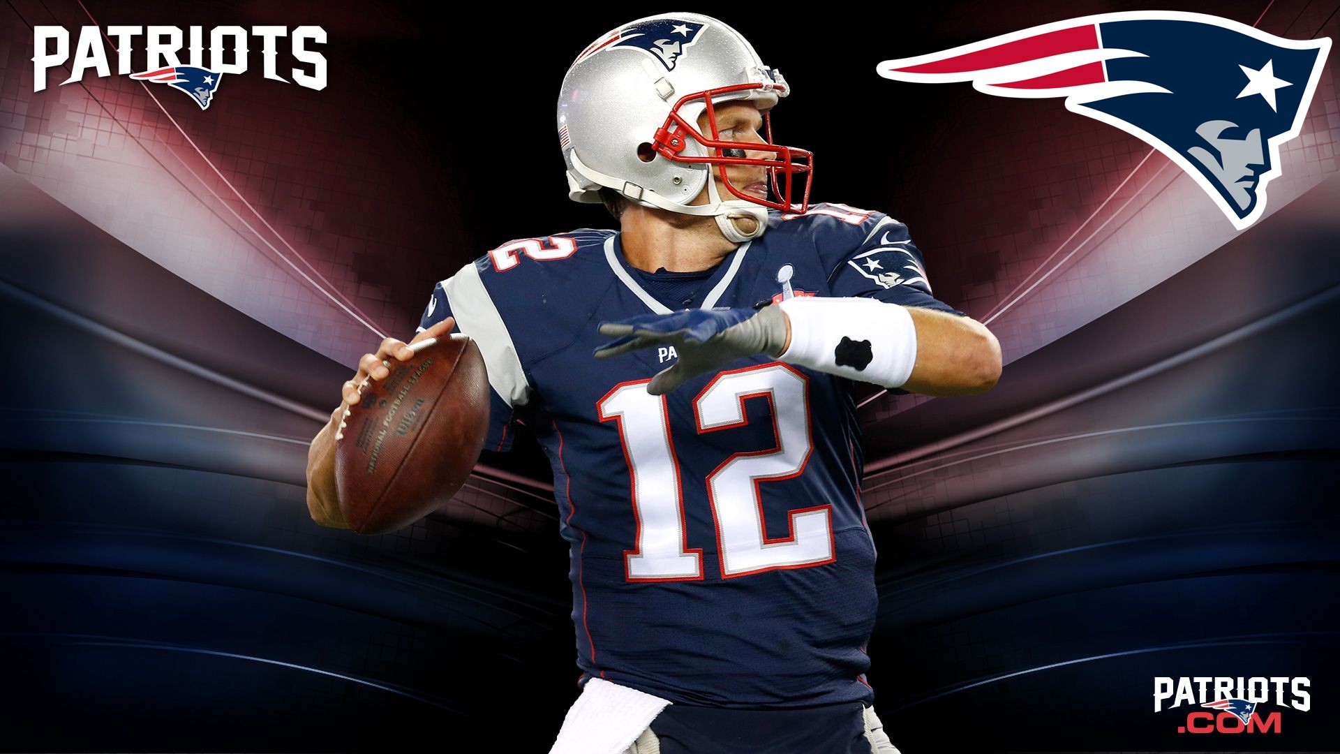 Tom Brady Throwing A Touchdown , HD Wallpaper & Backgrounds