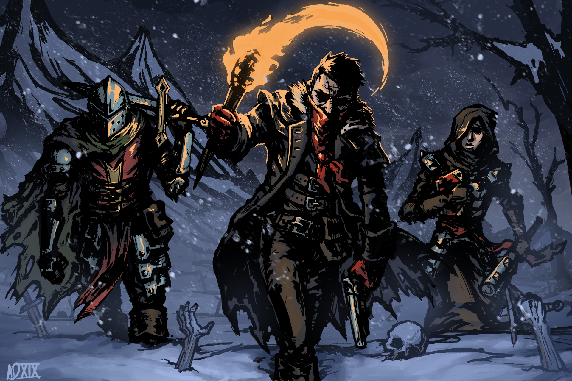 Darkest Dungeon 2 Fanart , HD Wallpaper & Backgrounds