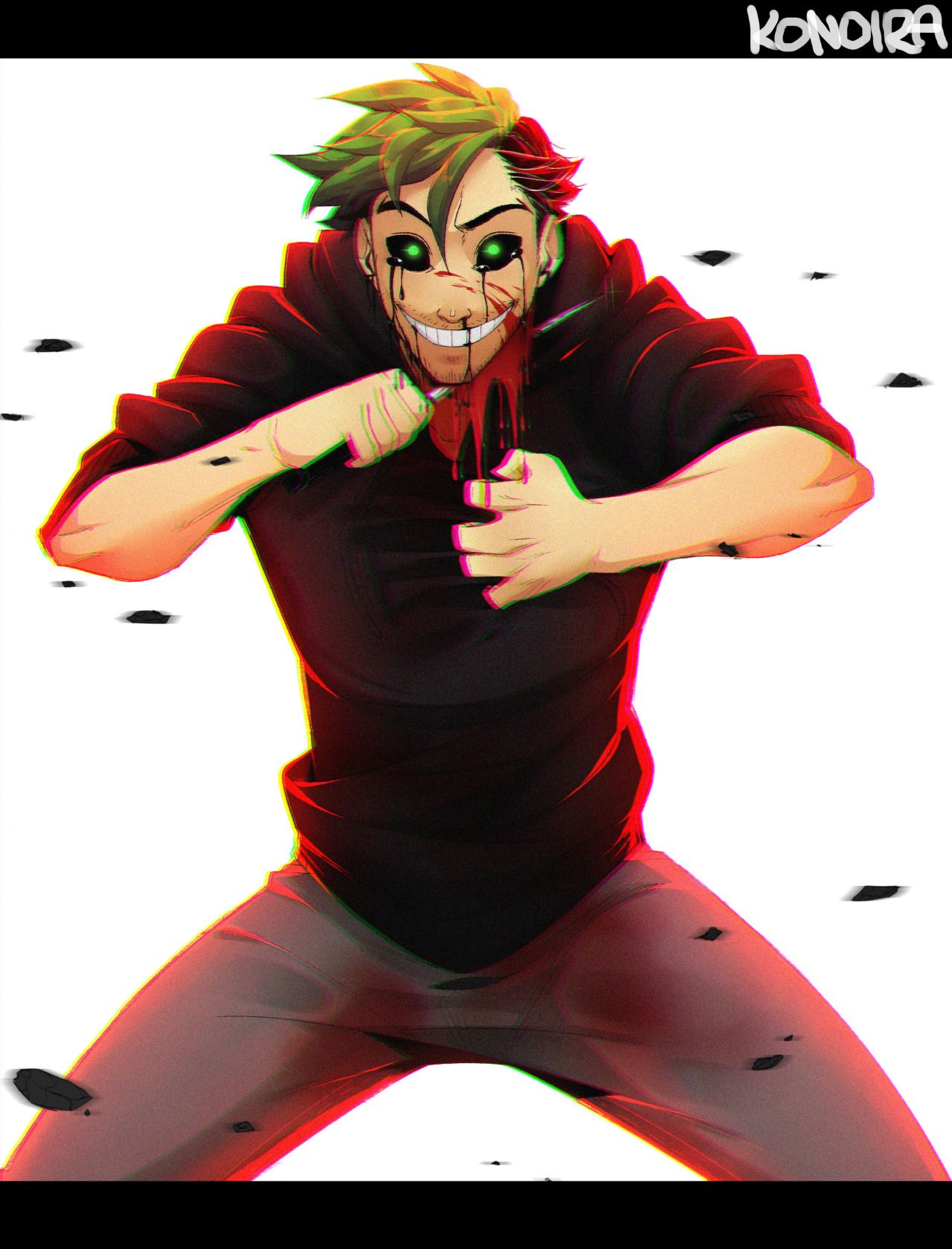 Darkiplier And Antisepticeye Anime , HD Wallpaper & Backgrounds