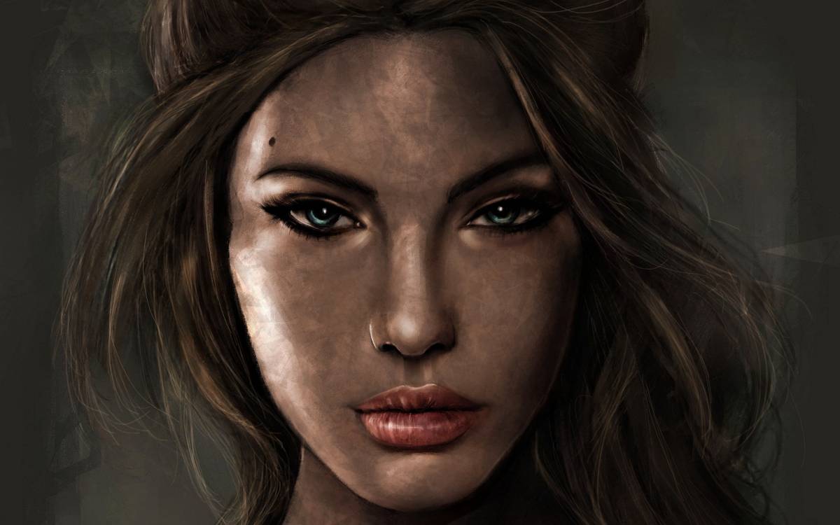 Lara Croft Portrait , HD Wallpaper & Backgrounds