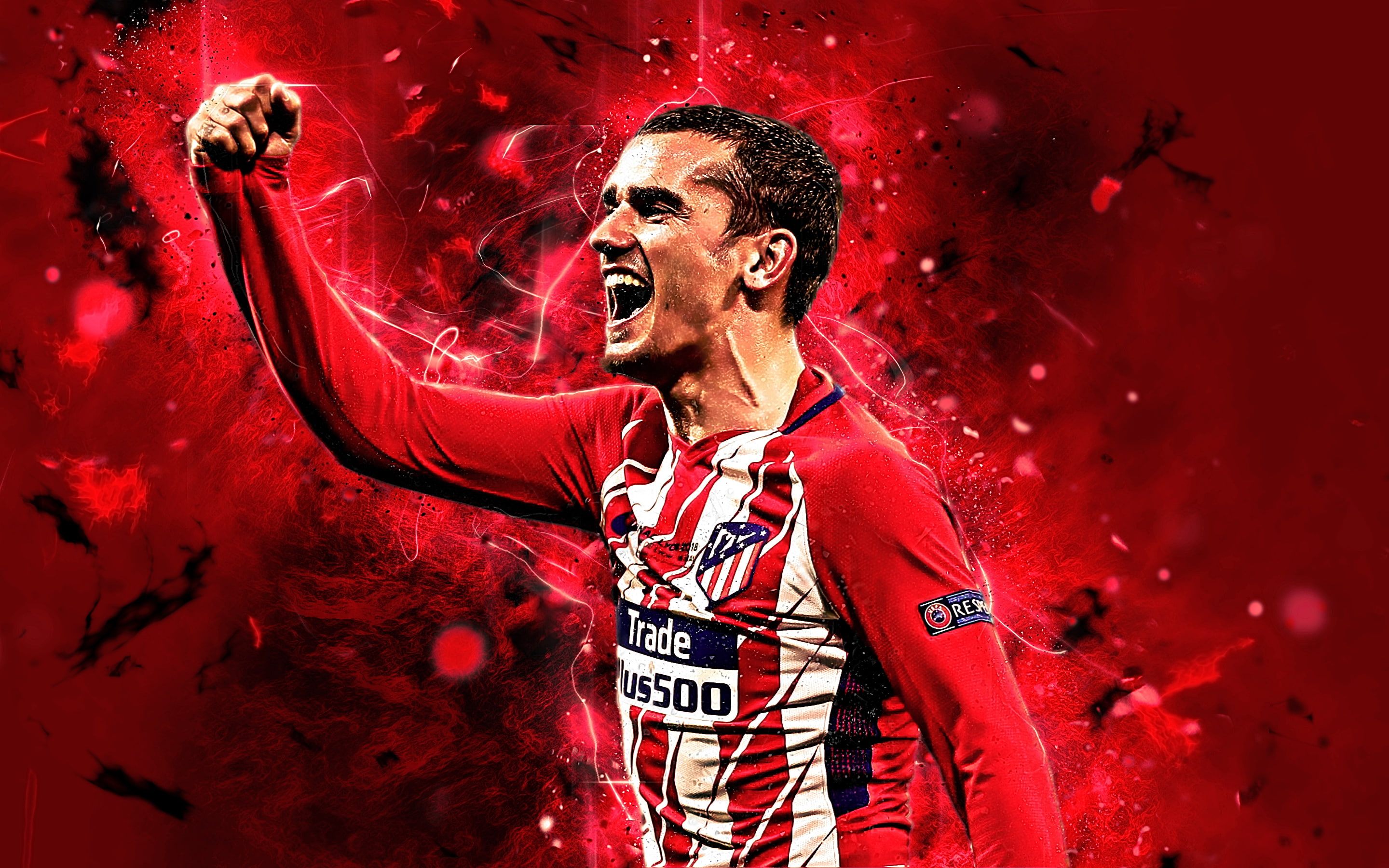 Atlético Madrid Antoine Griezmann , HD Wallpaper & Backgrounds