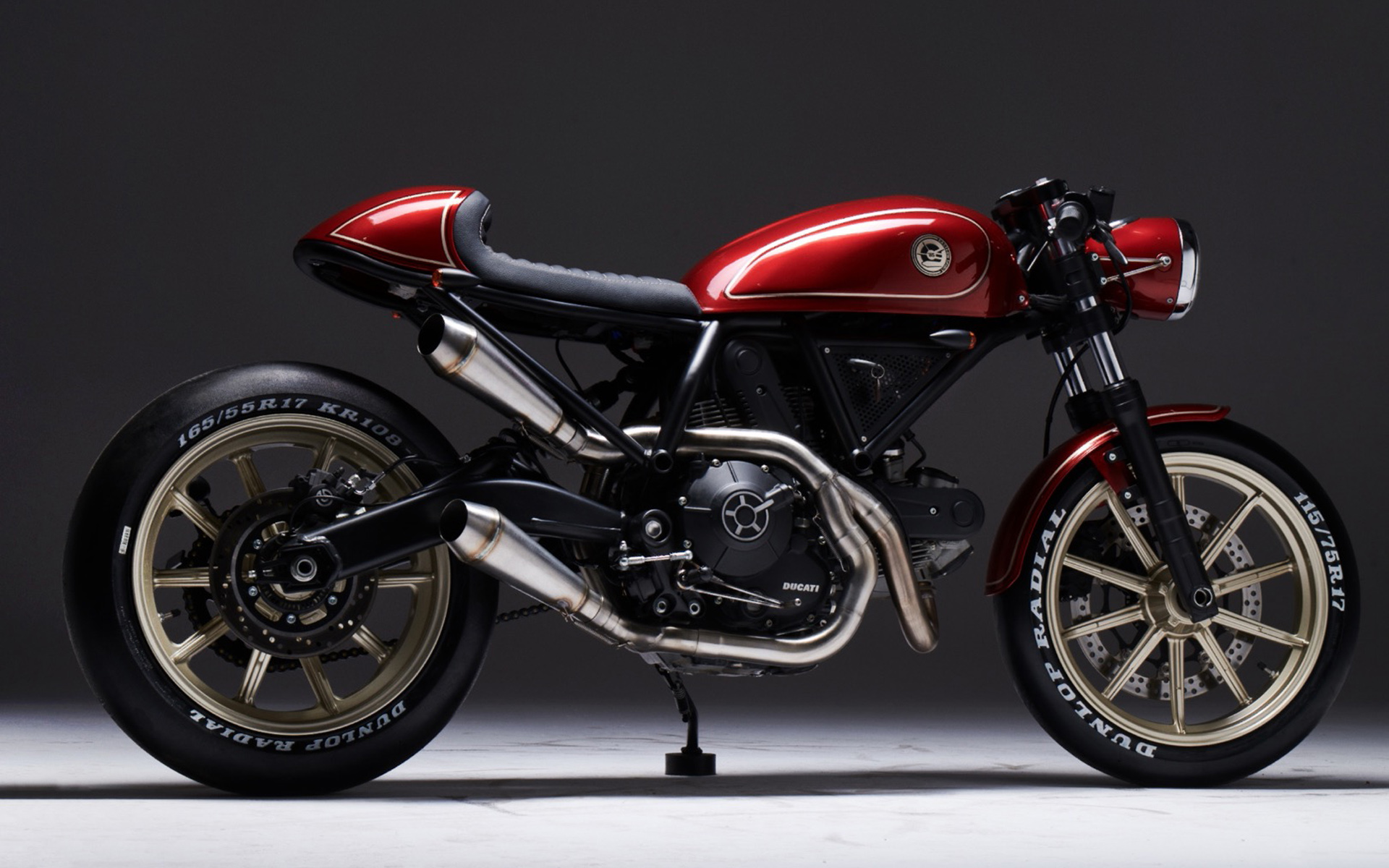Custom Ducati Scrambler Cafe Racer , HD Wallpaper & Backgrounds