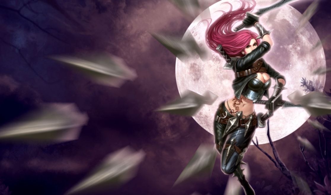 League Of Legends Katarina Classic 2366095 Hd Wallpaper