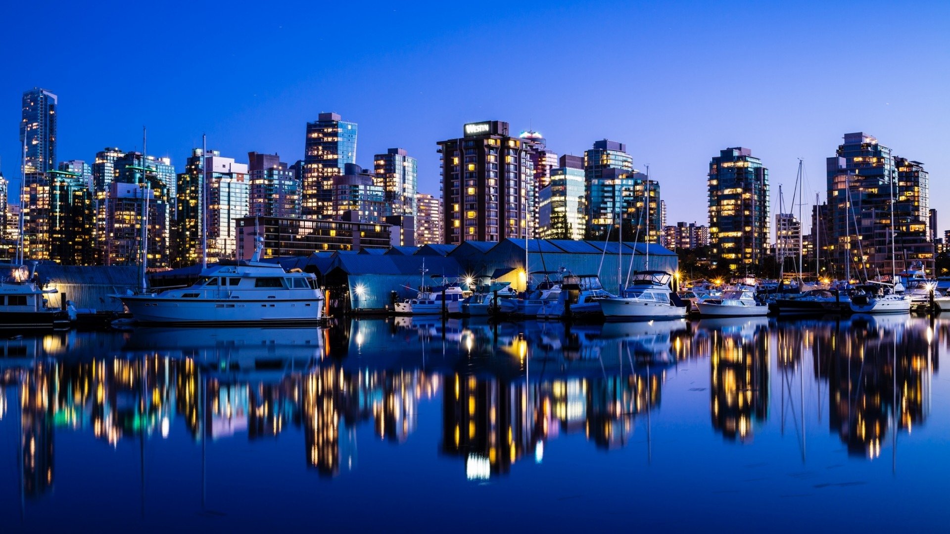 Vancouver City Skyline , HD Wallpaper & Backgrounds