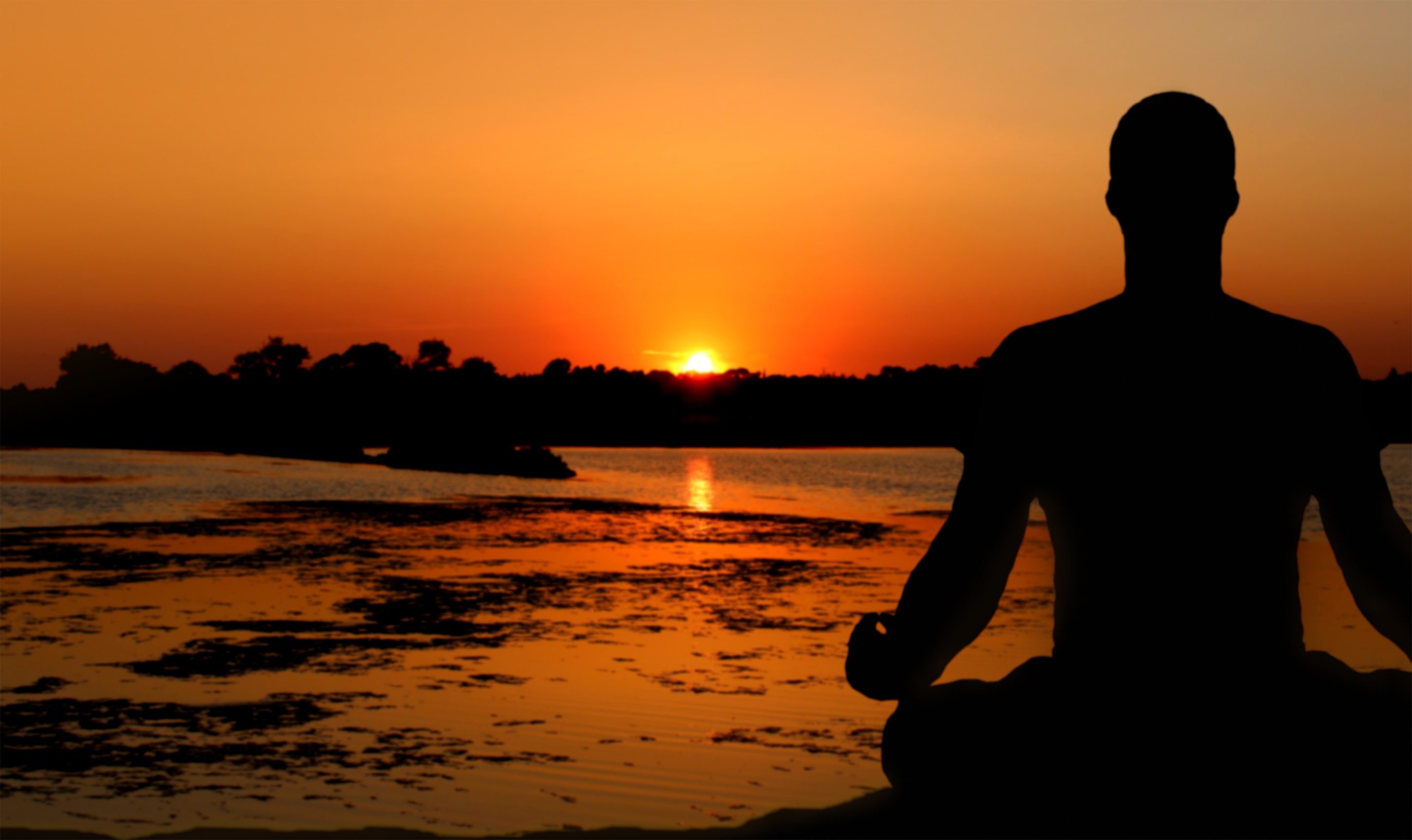 Sunset Meditation , HD Wallpaper & Backgrounds