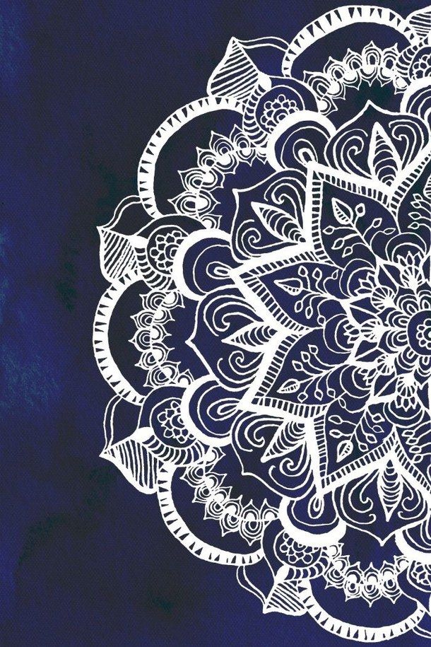 Blue And White Mandala , HD Wallpaper & Backgrounds