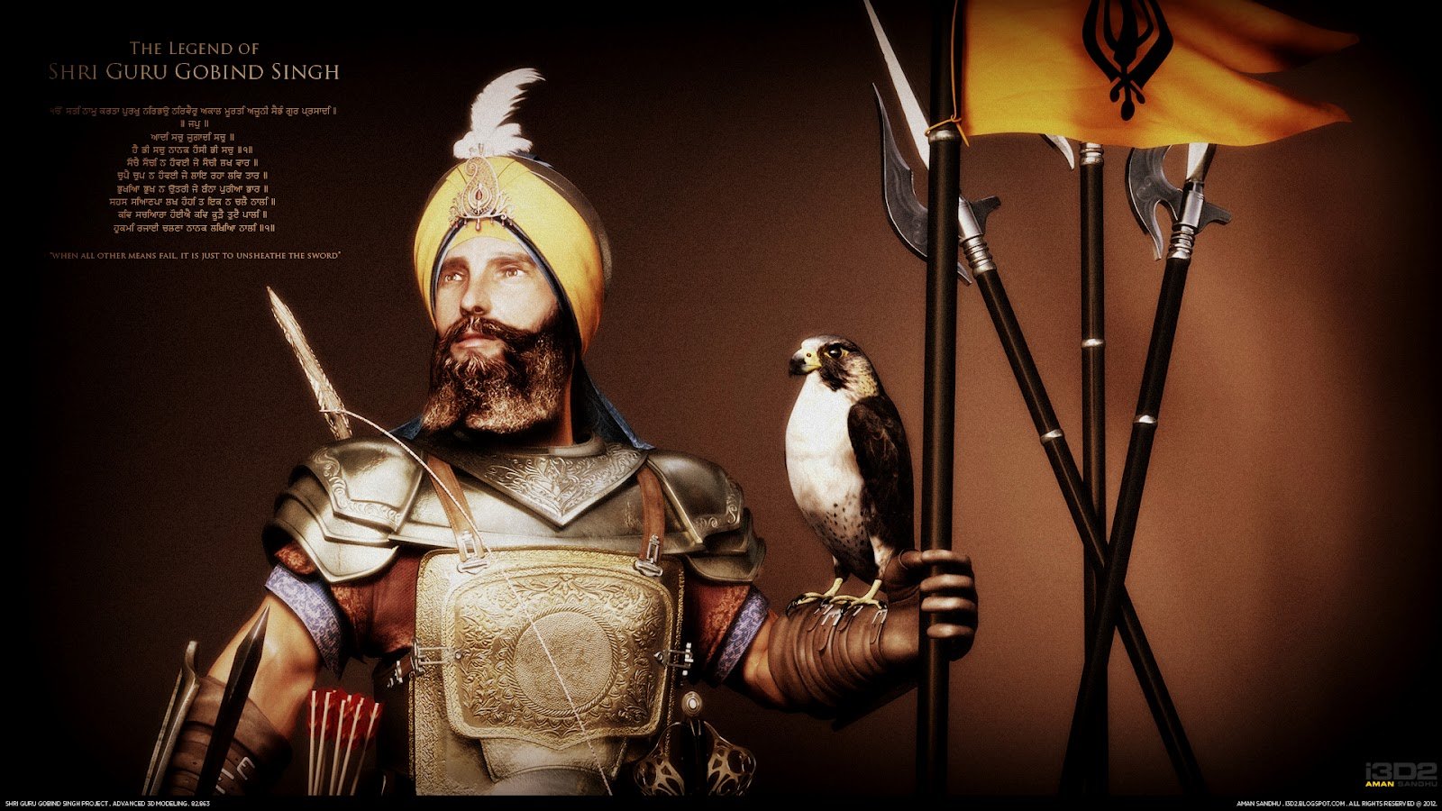 Guru Gobind Singh Warrior , HD Wallpaper & Backgrounds